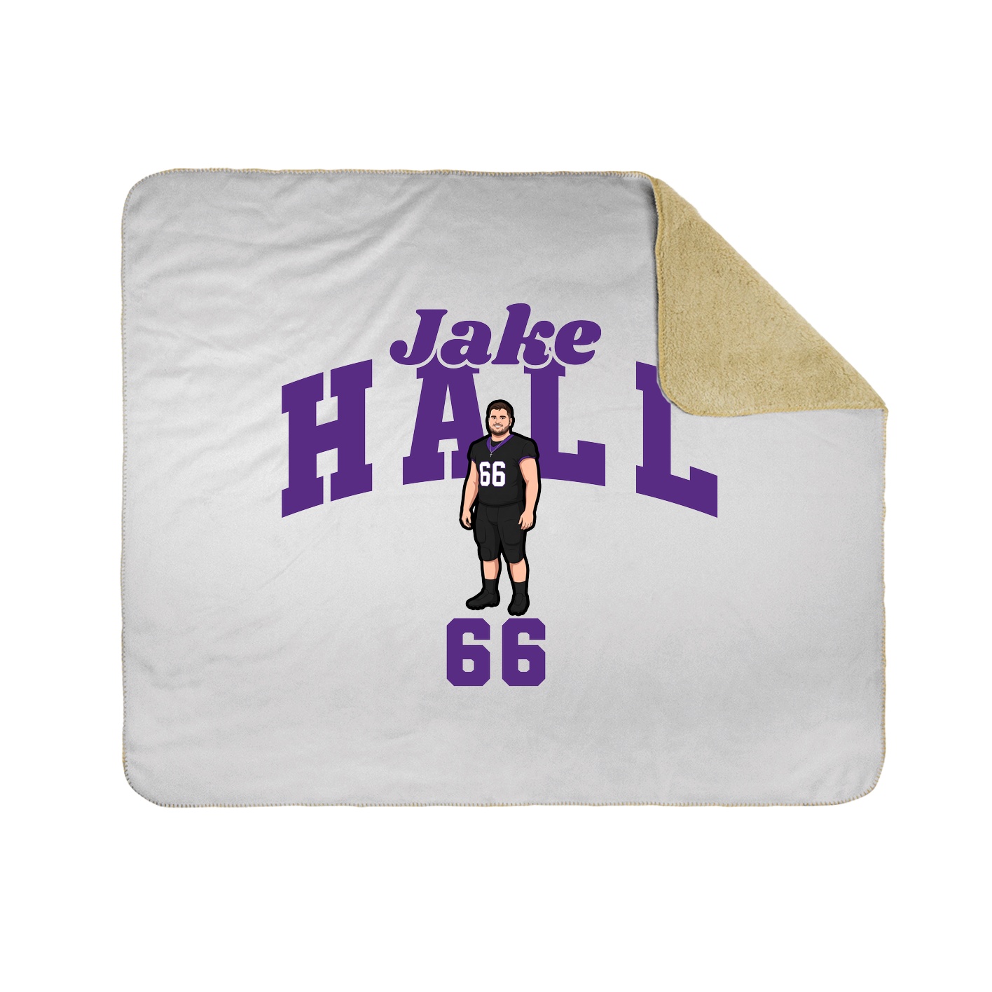 Throw Blanket — Signature Arch in White