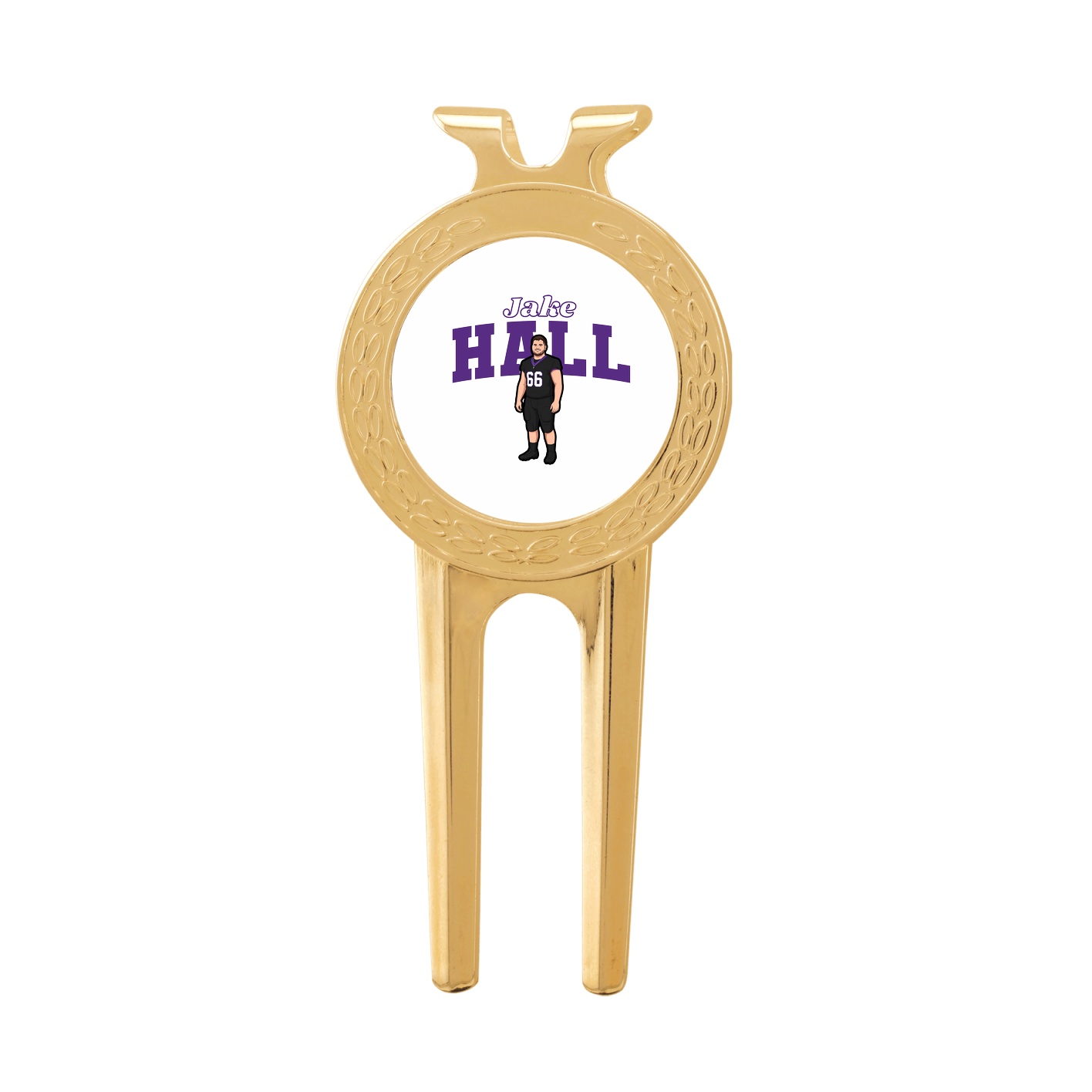 Divot Tool with Ball Marker — Name Arch in Classic