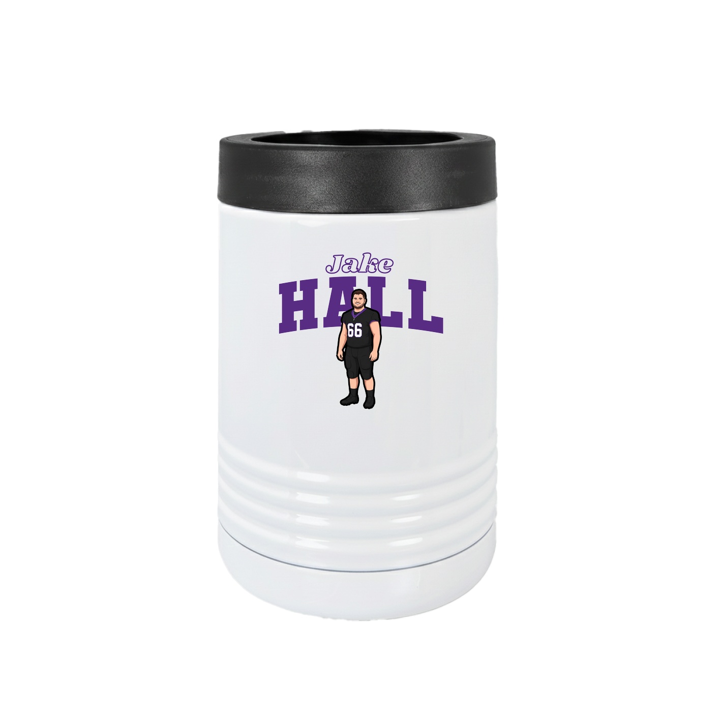 Beverage Holder — Name Arch in White
