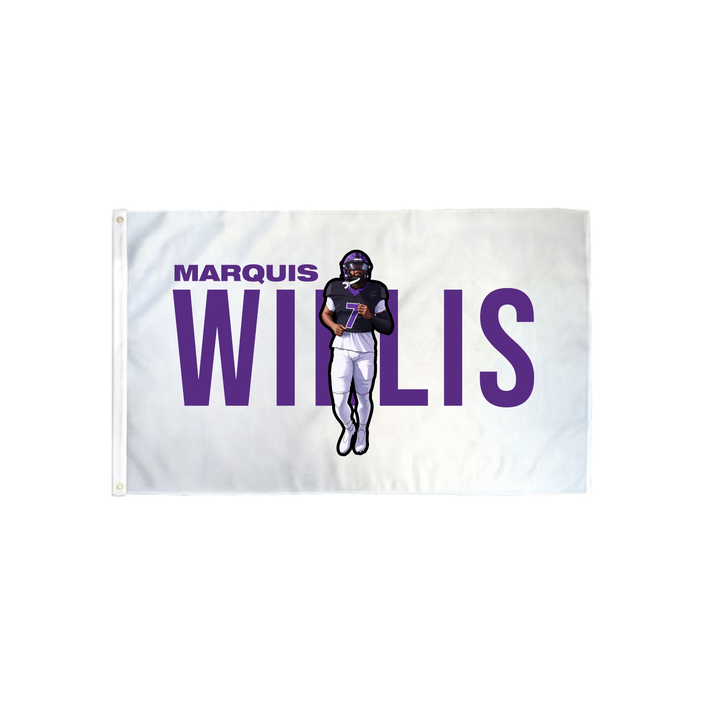 3x5 Flag — Player Name in Classic