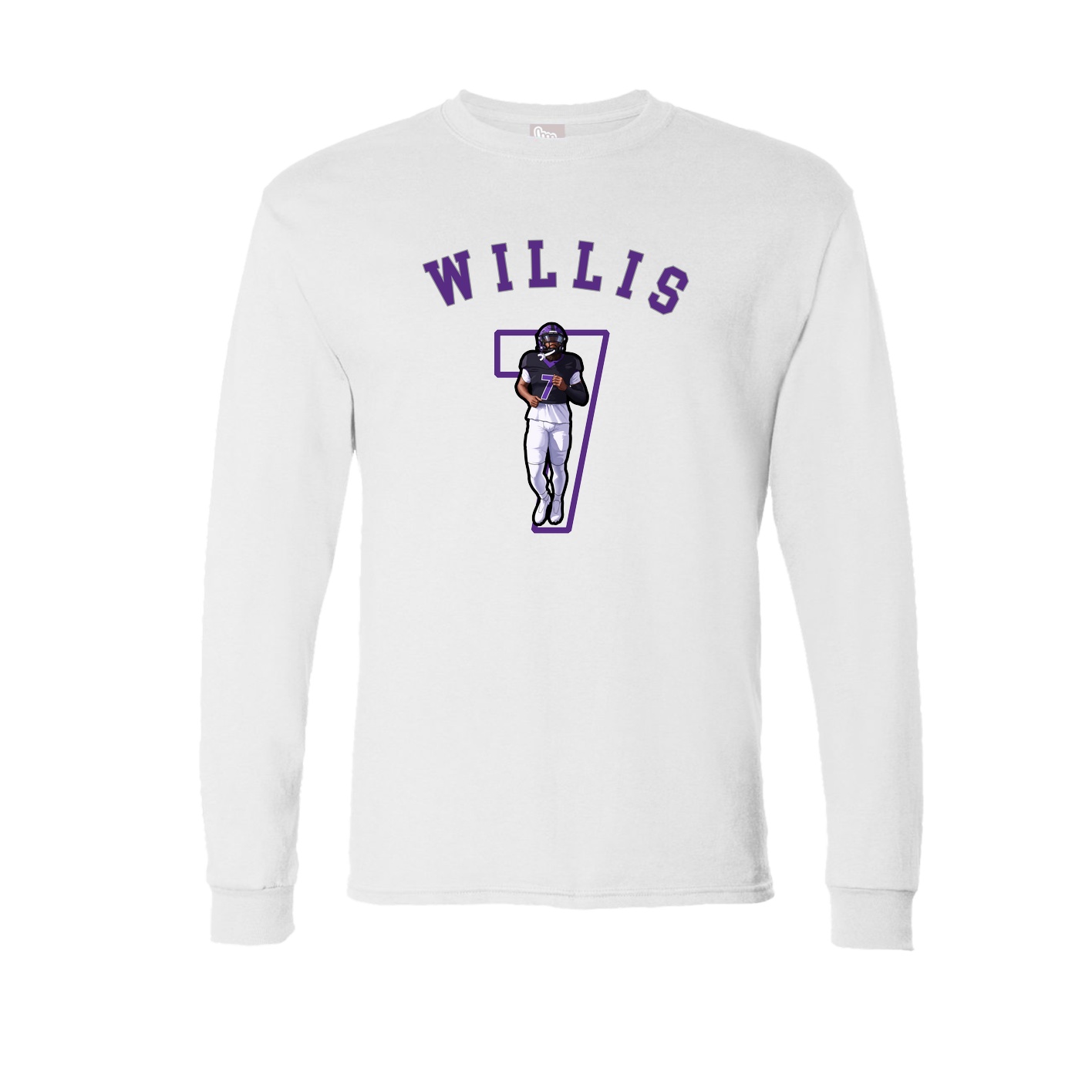 Long Sleeve Tee — Shirsey Arch in White