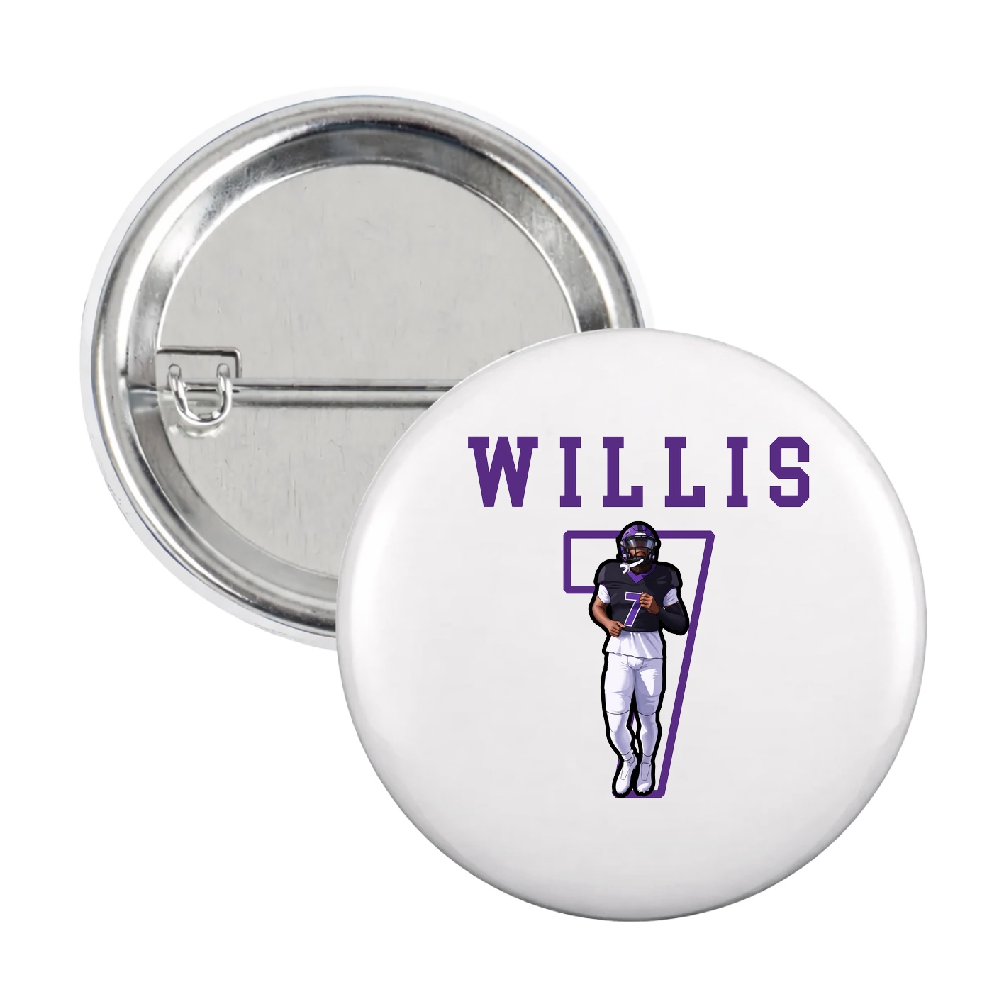 Game Day Button — Shirsey in White