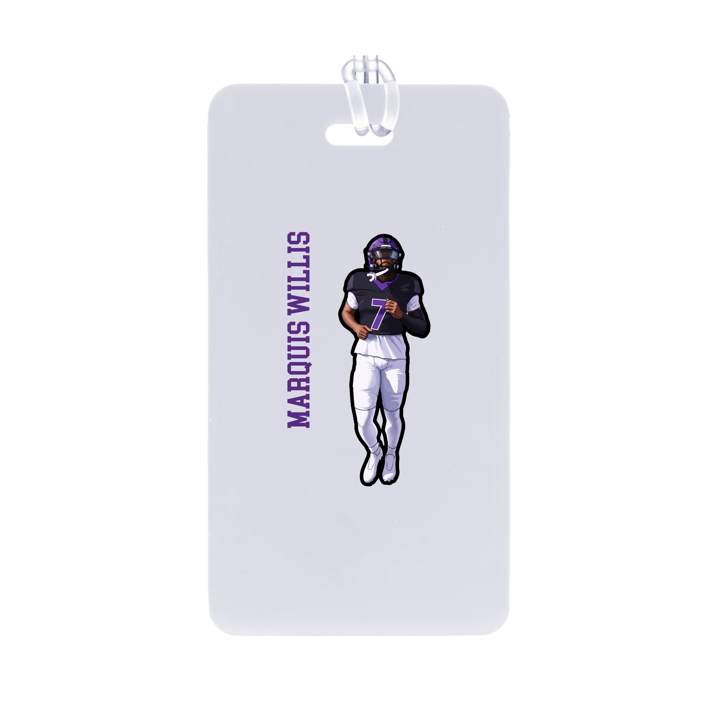 Bag Tag — Name Vertical in Classic