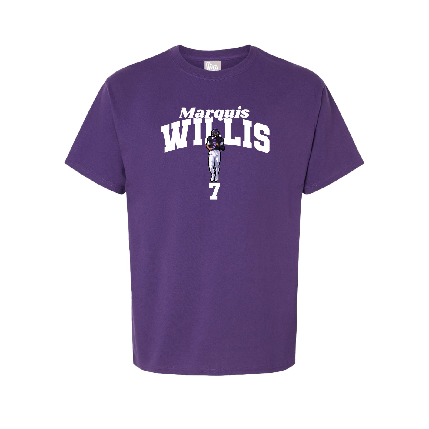Tee — Signature Arch in Purple