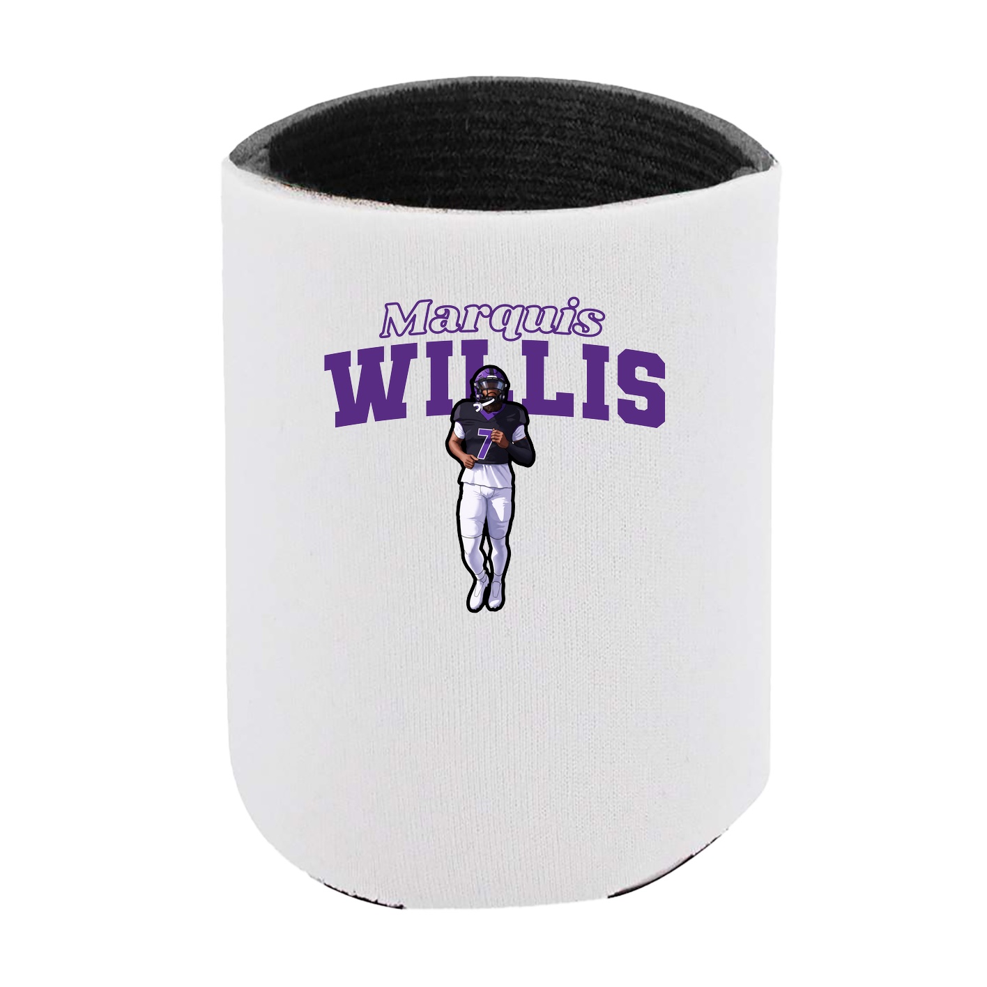 Can Holder — Name Arch in White