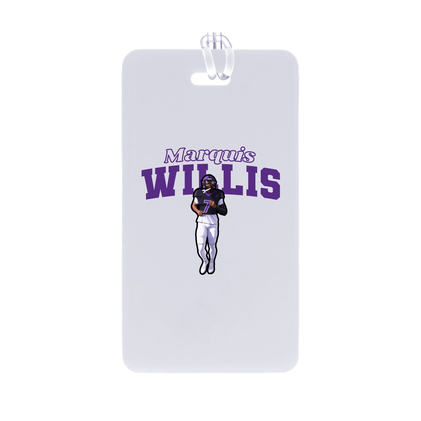 Bag Tag — Name Arch in Classic