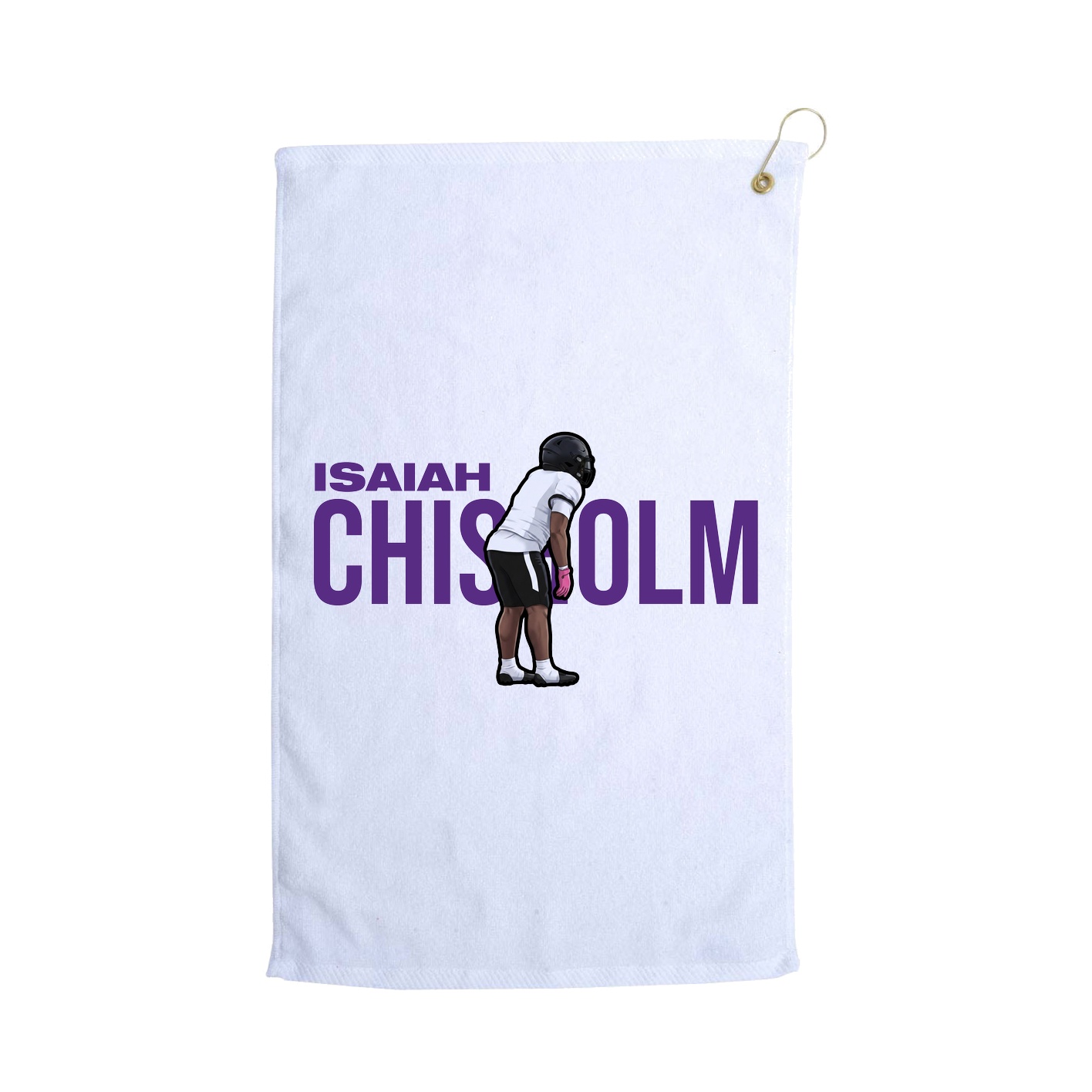 Golf Towel — Player Name in White