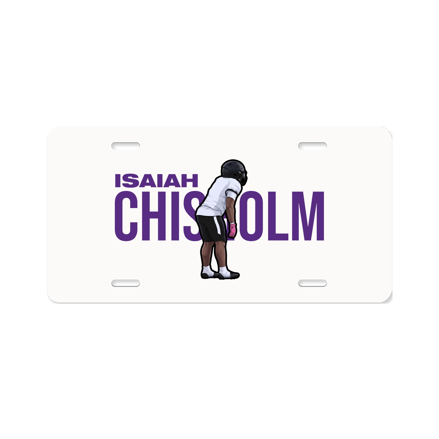 License Plate — Player Name in Classic