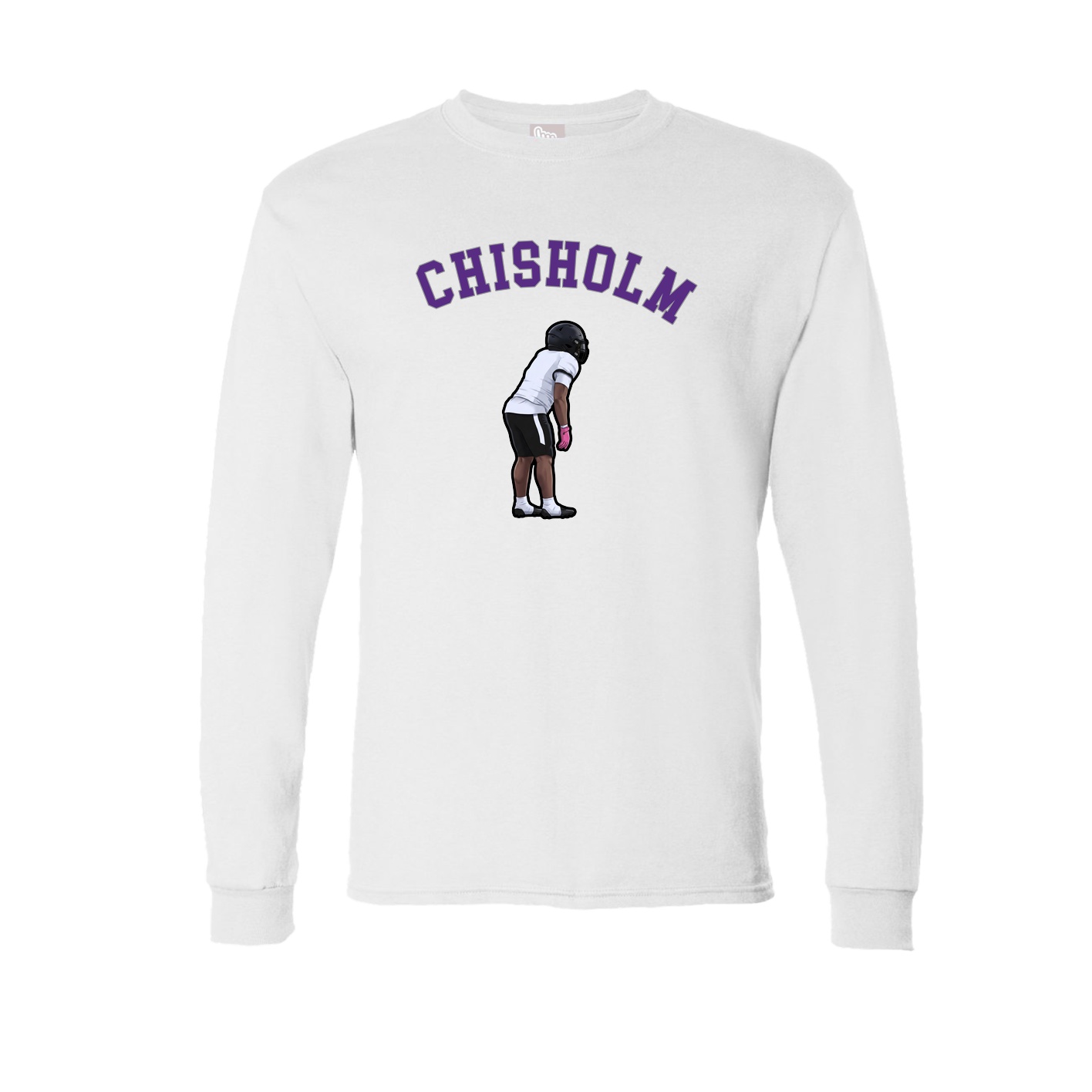Long Sleeve Tee — Shirsey Arch in White
