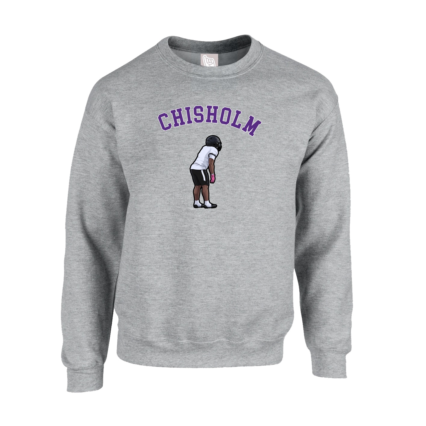 Fleece Crew — Shirsey Arch in Grey