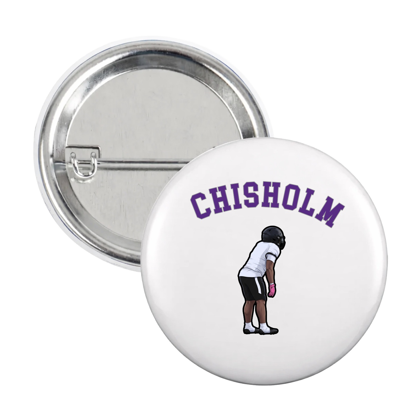 Game Day Button — Shirsey Arch in White