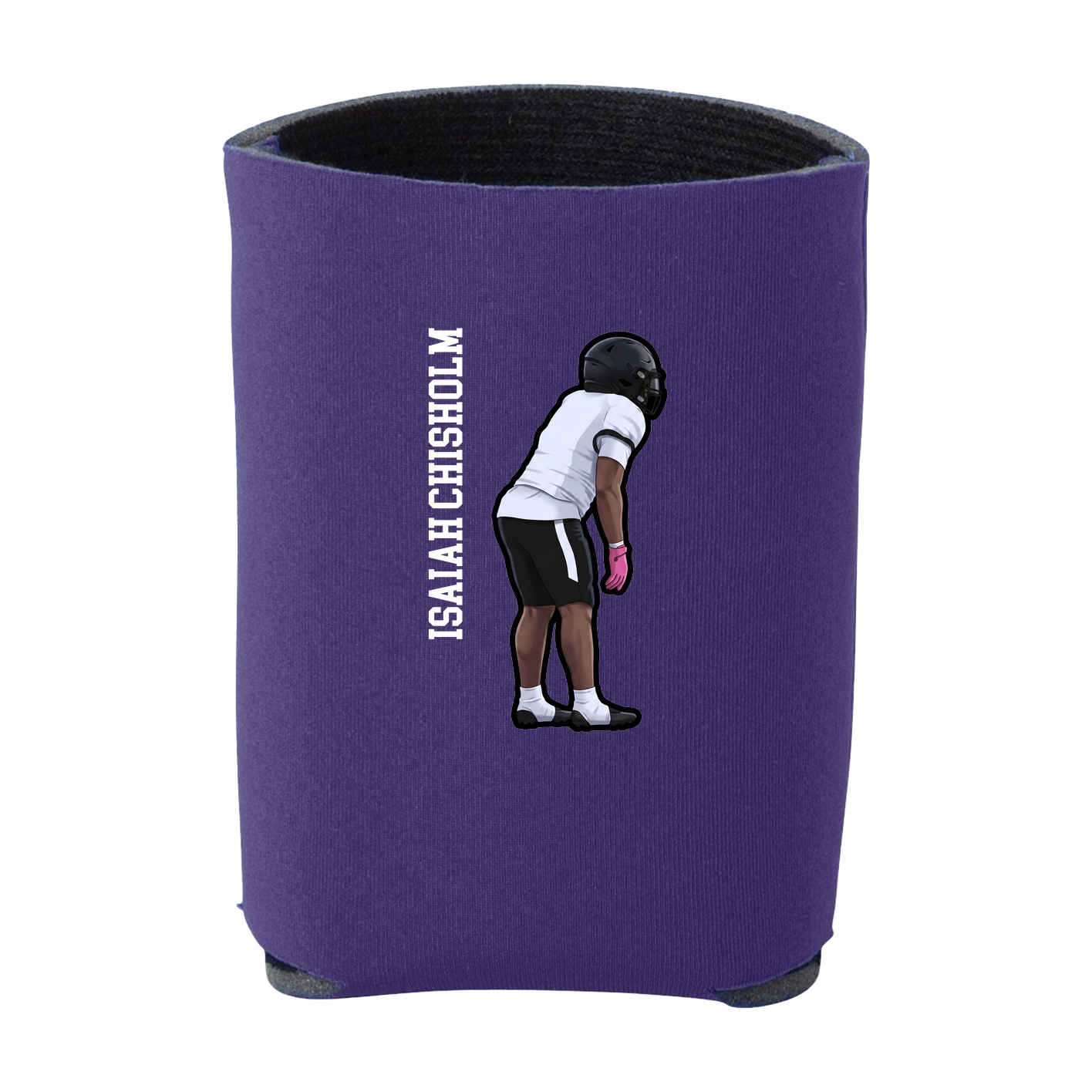 Can Holder — Name Vertical in Purple
