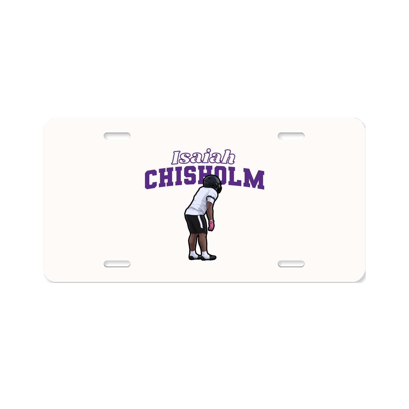 License Plate — Name Arch in Classic
