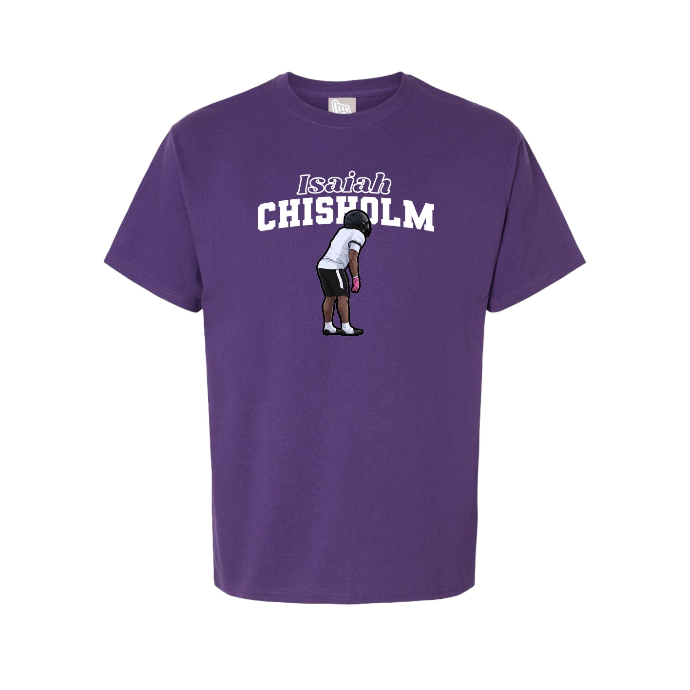 Youth Tee — Name Arch in Purple