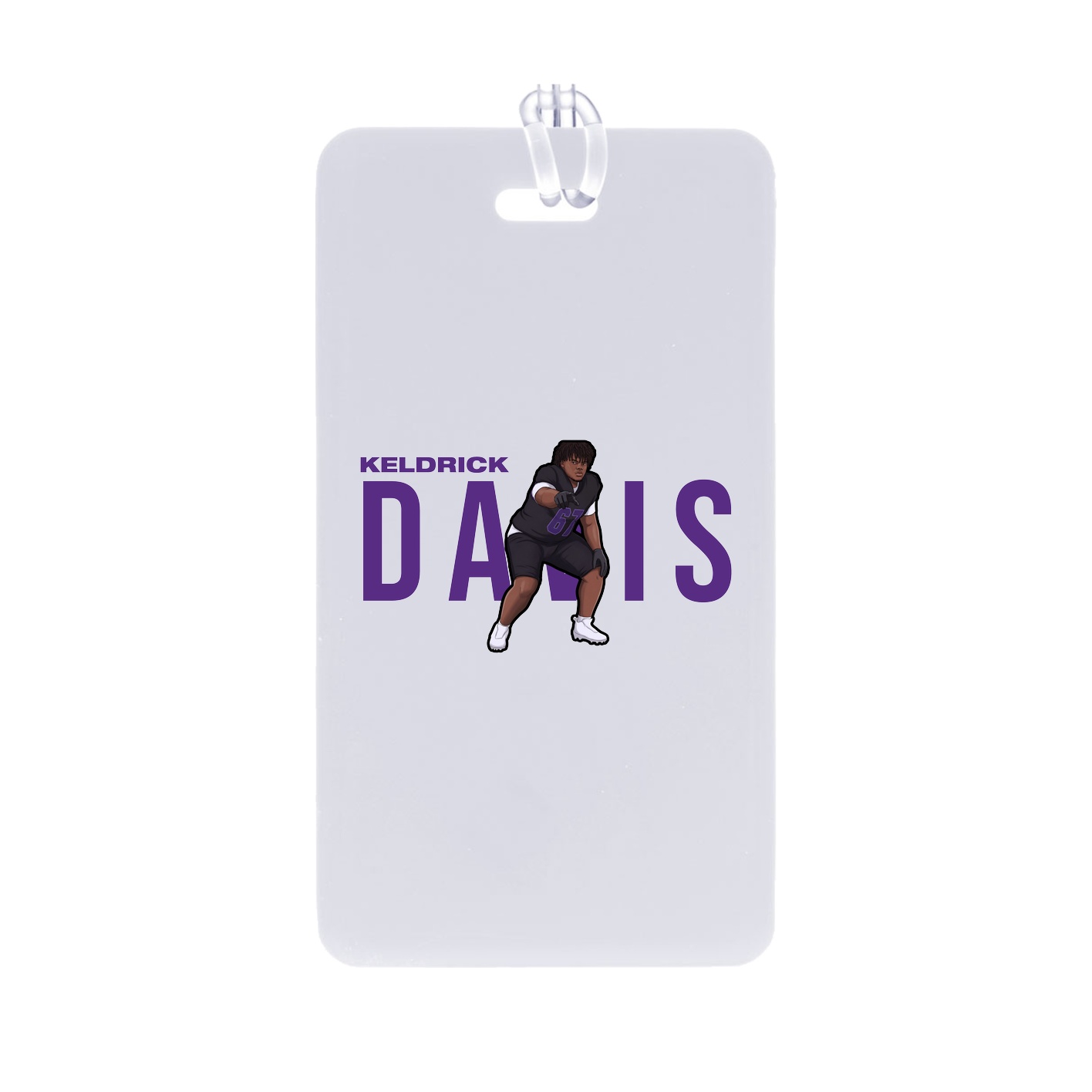Bag Tag — Player Name in Classic