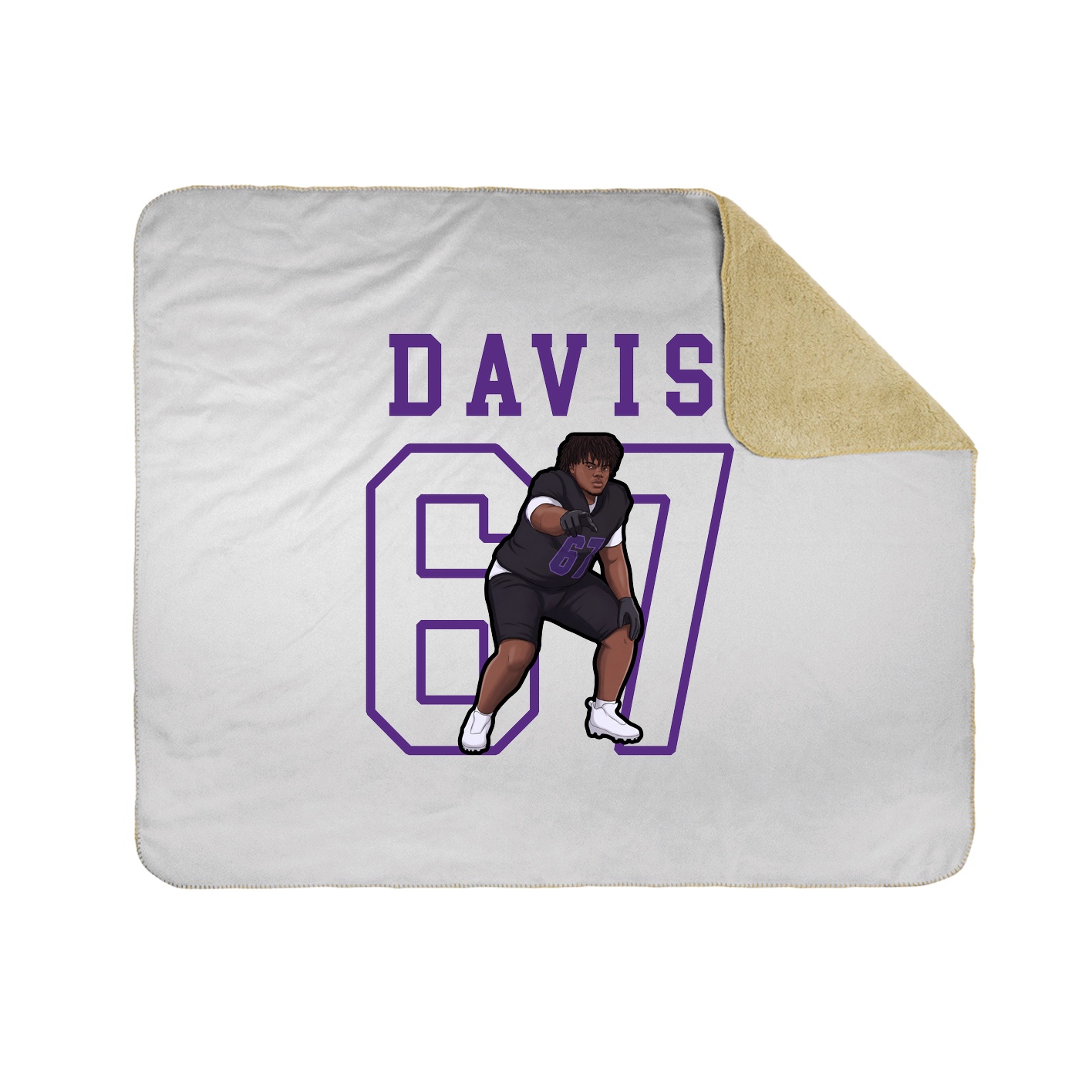 Throw Blanket — Shirsey in White