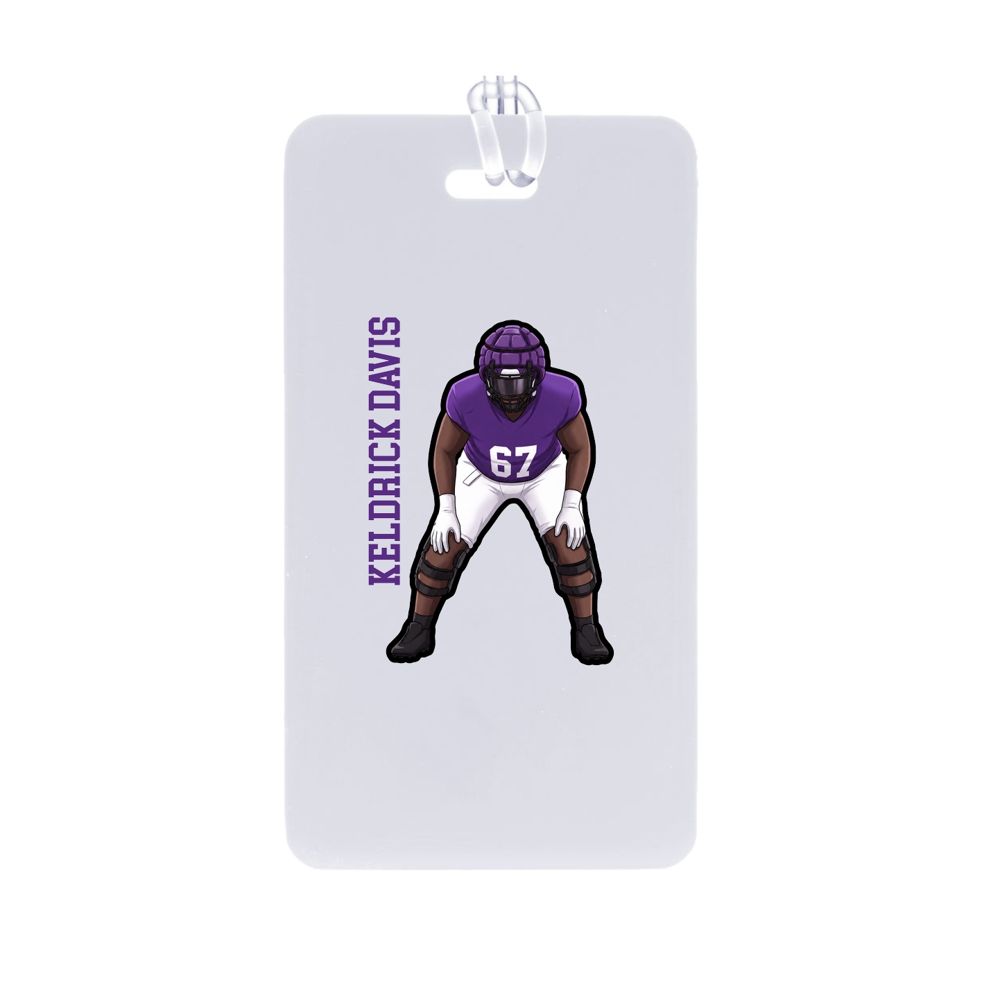 Bag Tag — Name Vertical in Classic