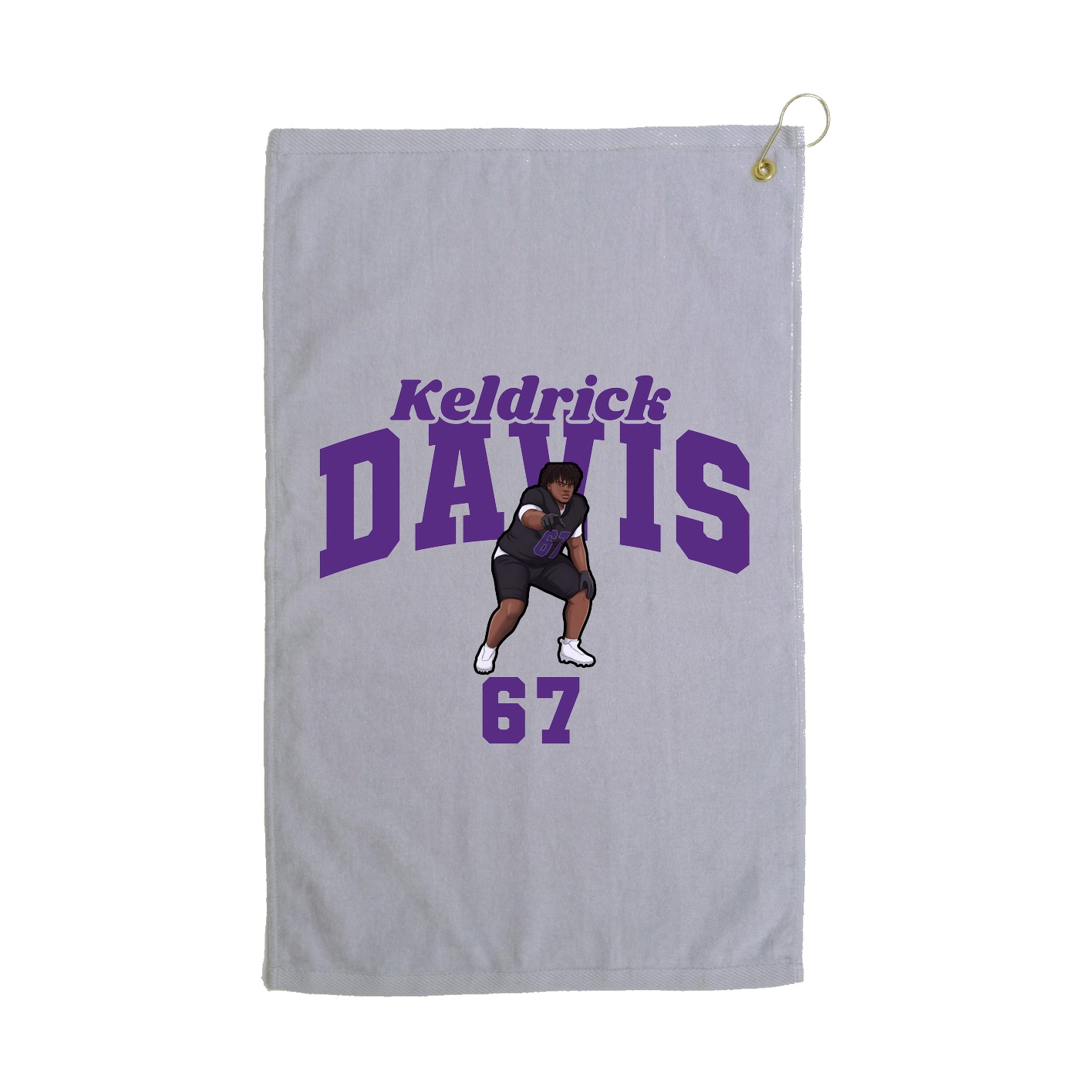Golf Towel — Signature Arch in Grey