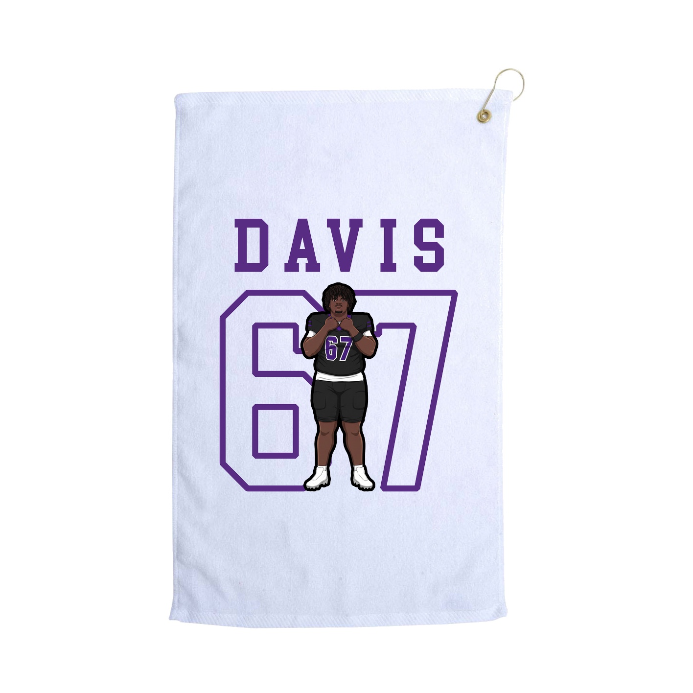 Golf Towel — Shirsey in White