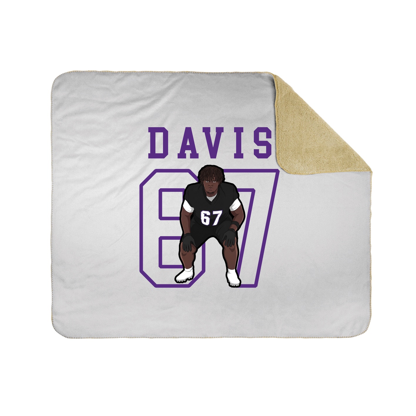 Throw Blanket — Shirsey in White