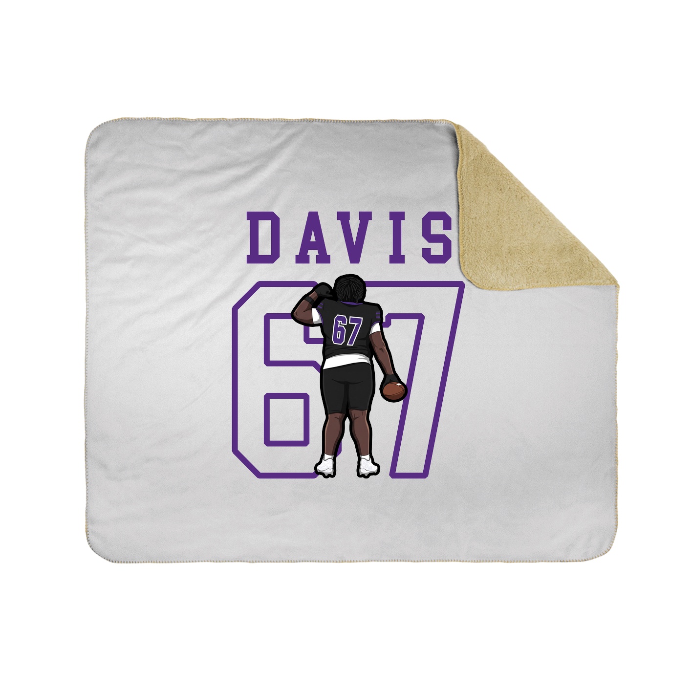 Throw Blanket — Shirsey in White
