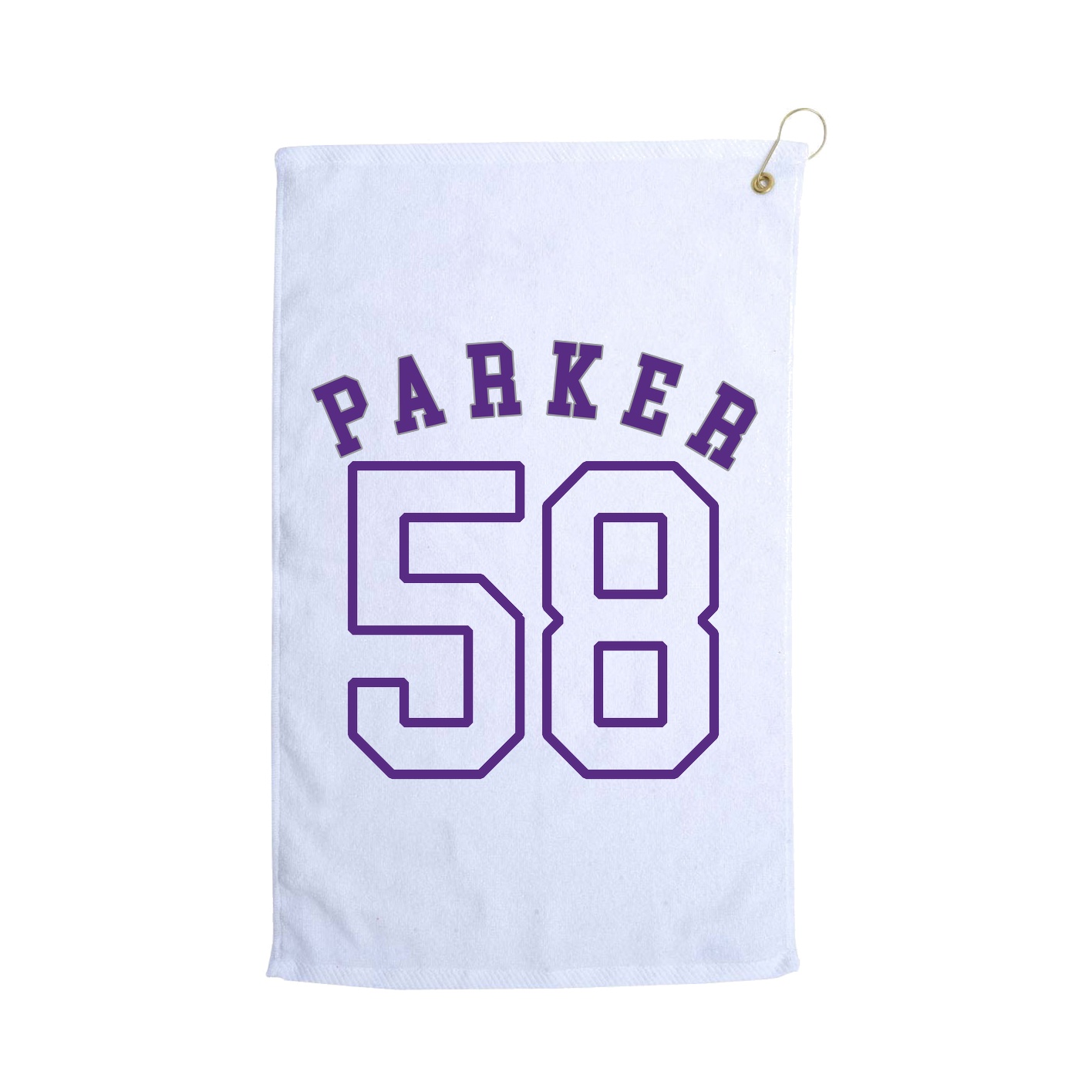 Golf Towel — Shirsey Arch in White