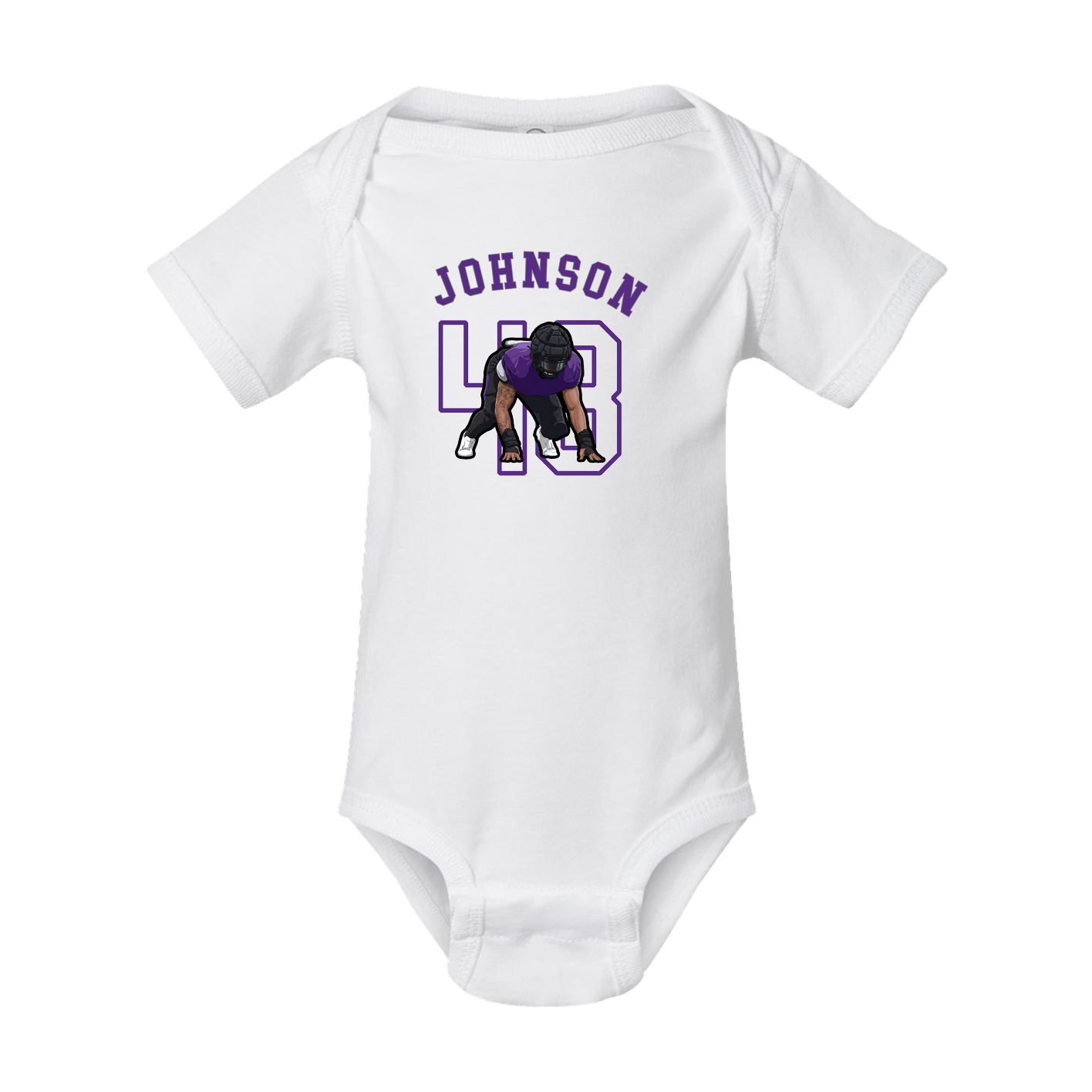 Baby Onesie — Shirsey Arch in White