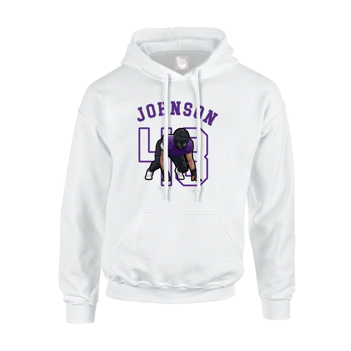 Youth Hoodie — Shirsey Arch in White