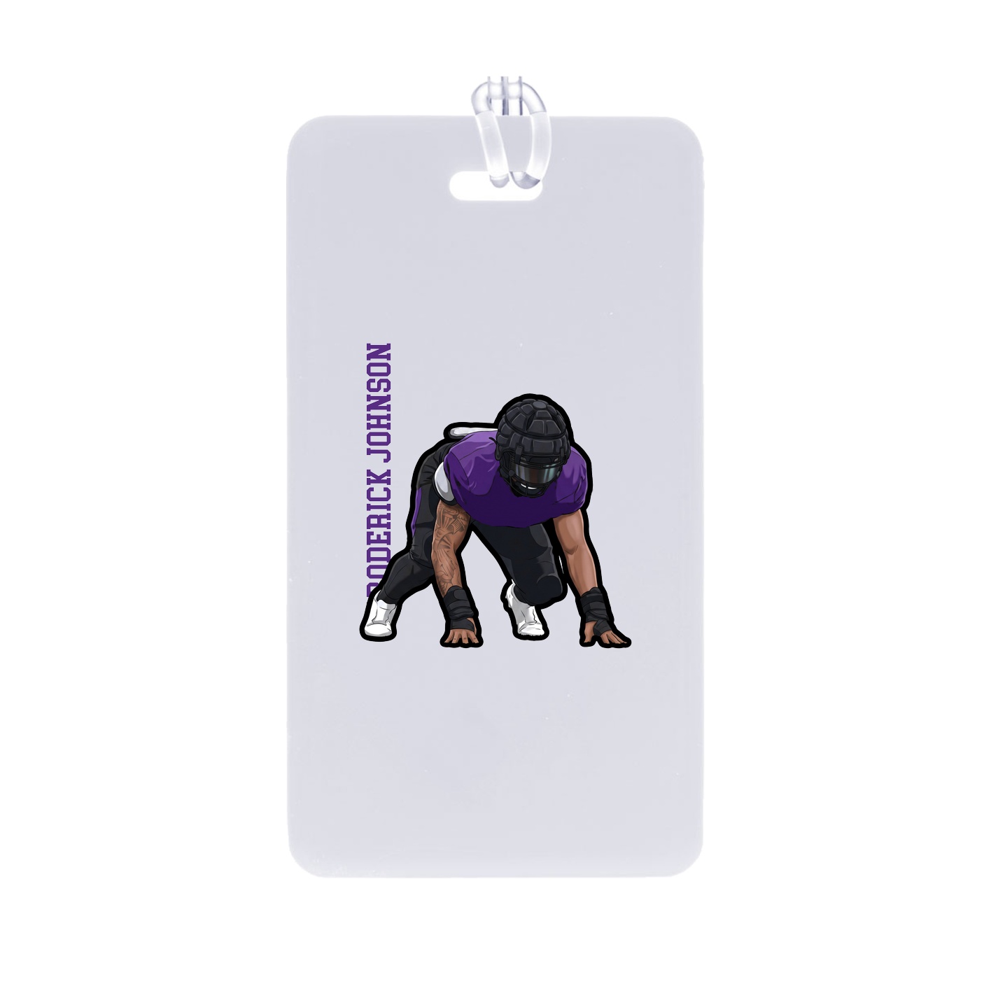 Bag Tag — Name Vertical in Classic