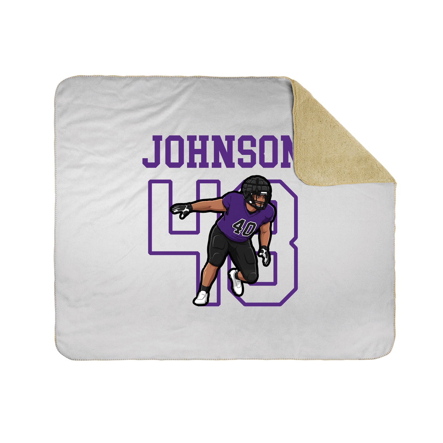 Throw Blanket — Shirsey in White