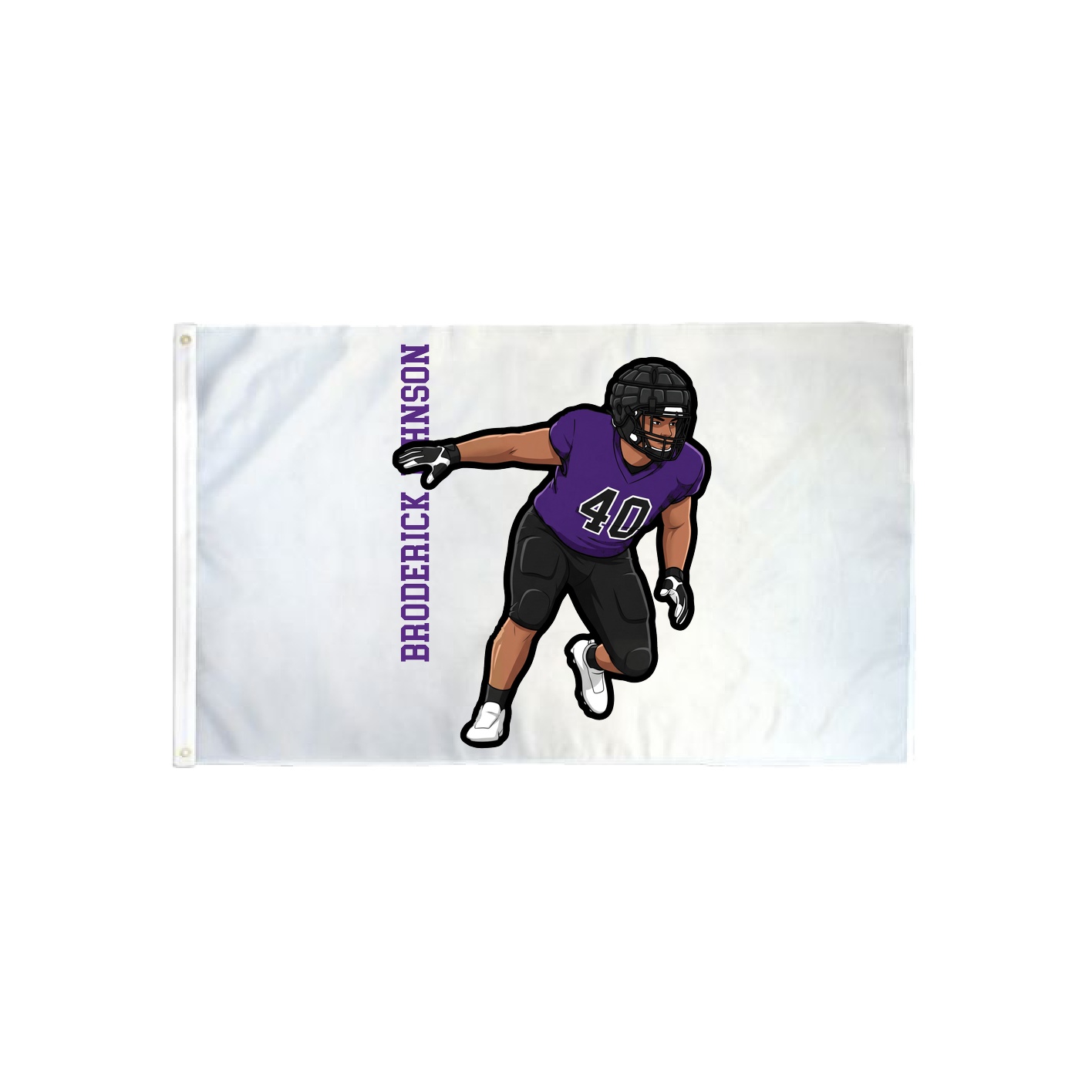 3x5 Flag — Name Vertical in Classic