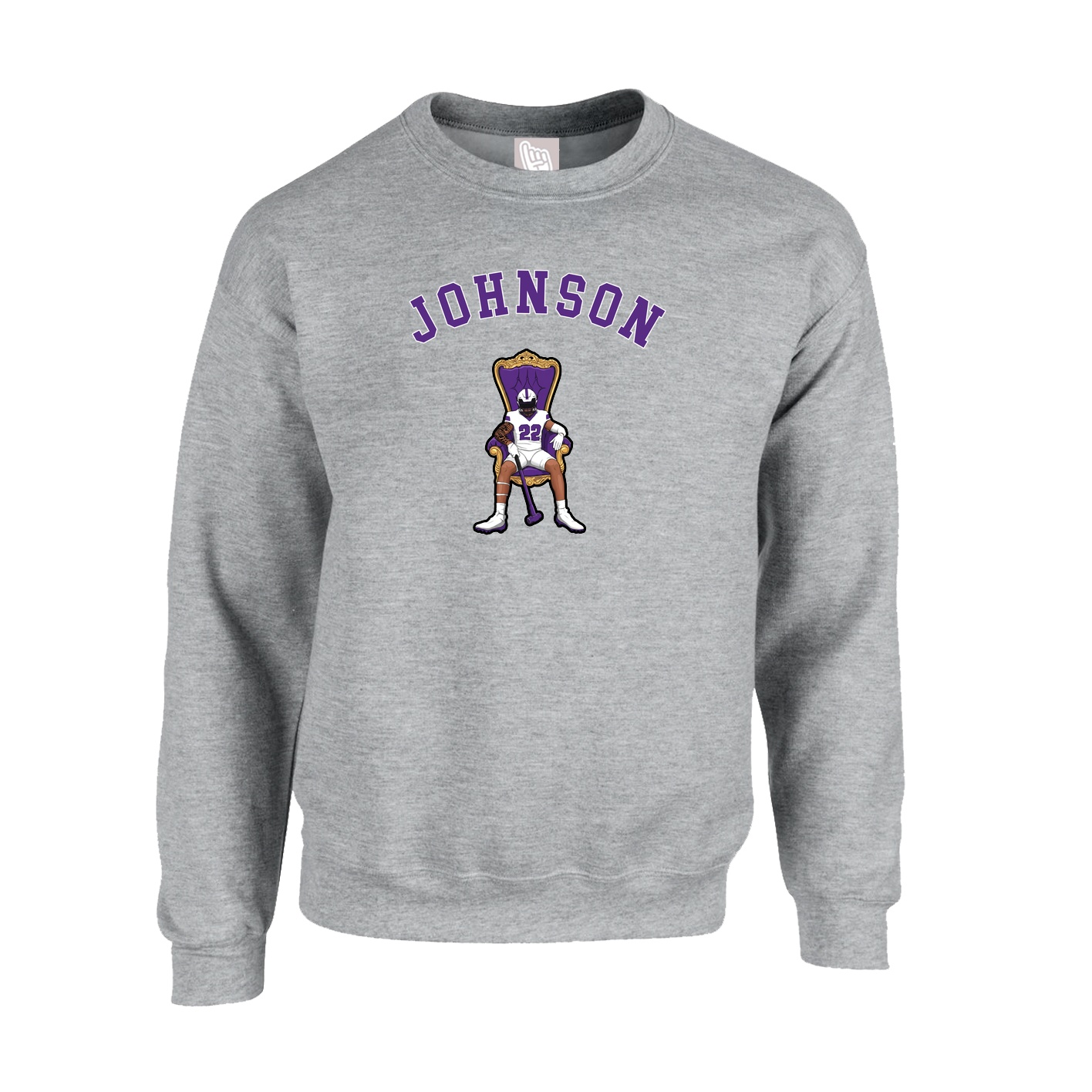Fleece Crew — Shirsey Arch in Grey