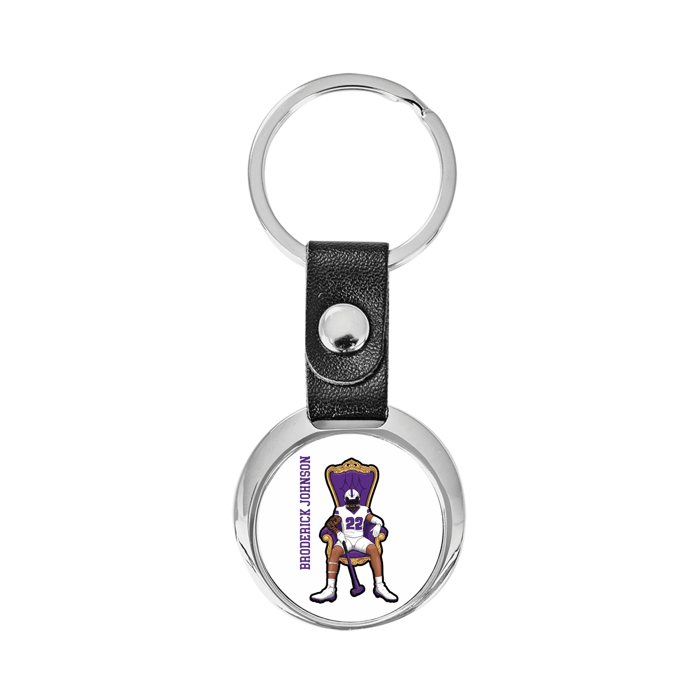 Key Chain — Name Vertical in Classic