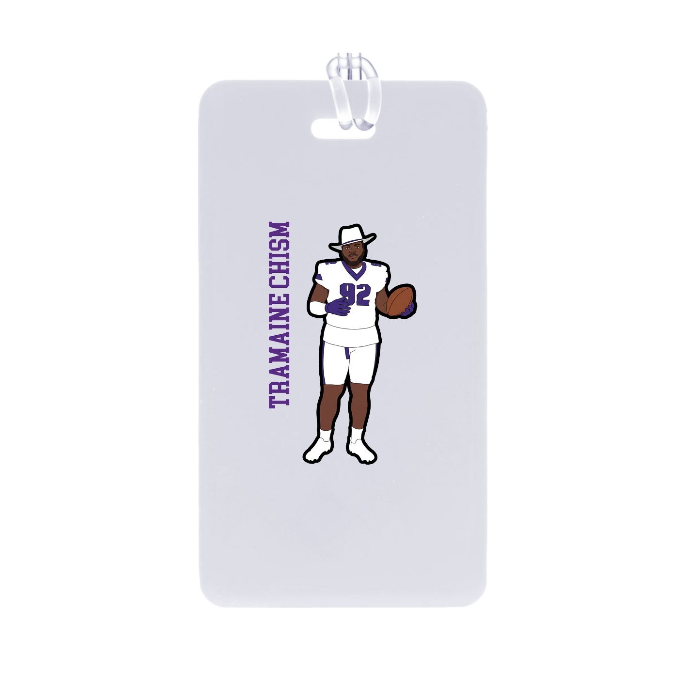 Bag Tag — Name Vertical in Classic