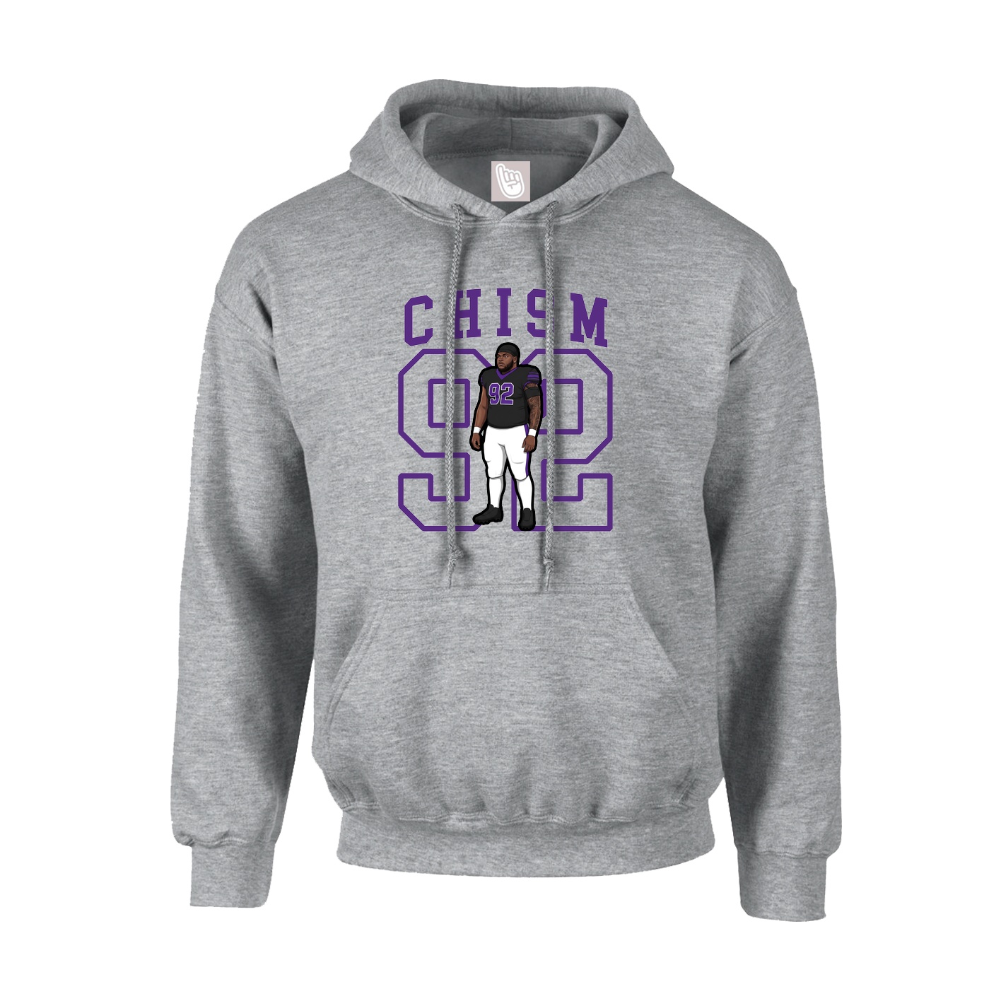 Hoodie — Shirsey in Grey