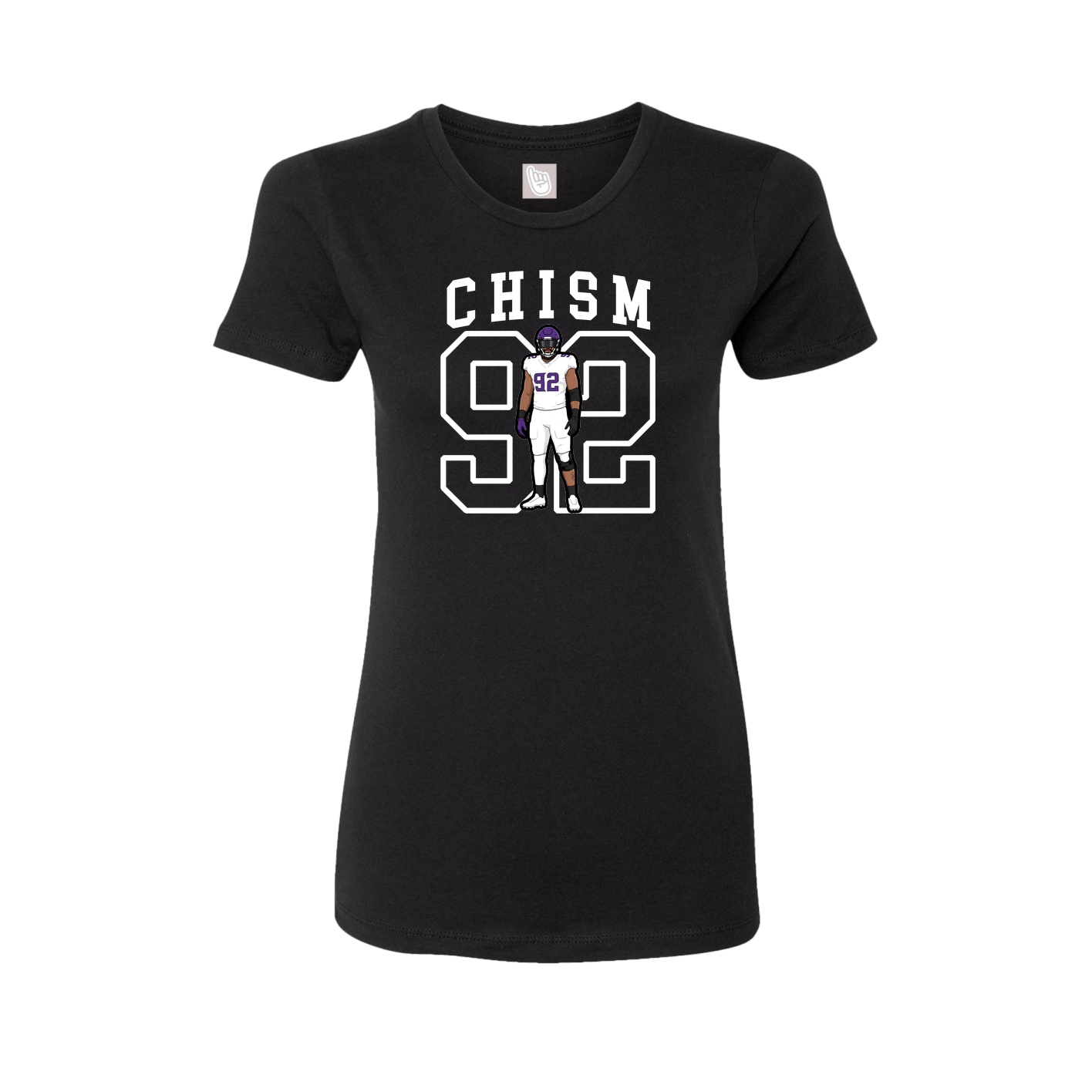 Fitted Women's Tee — Shirsey in Black