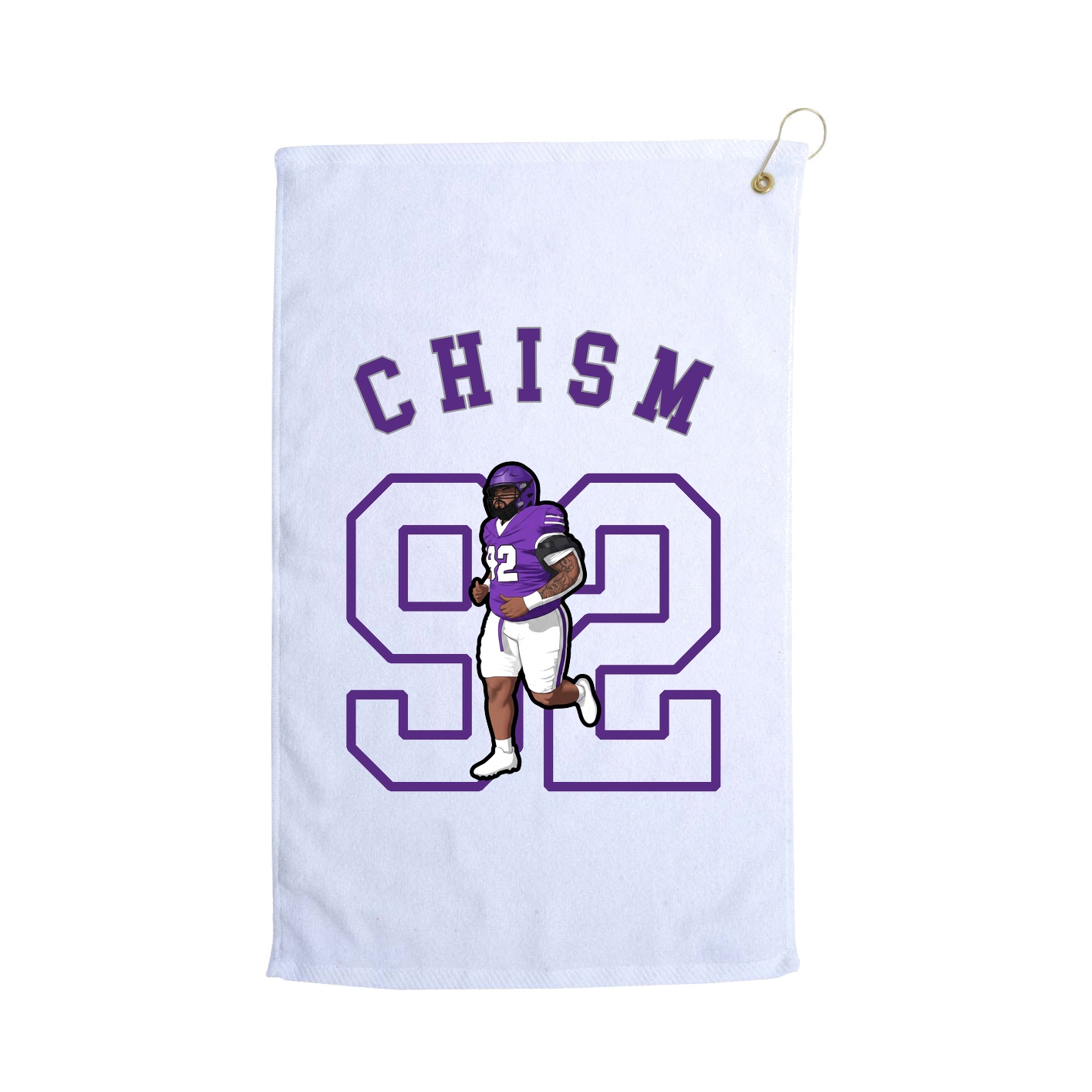Golf Towel — Shirsey Arch in White
