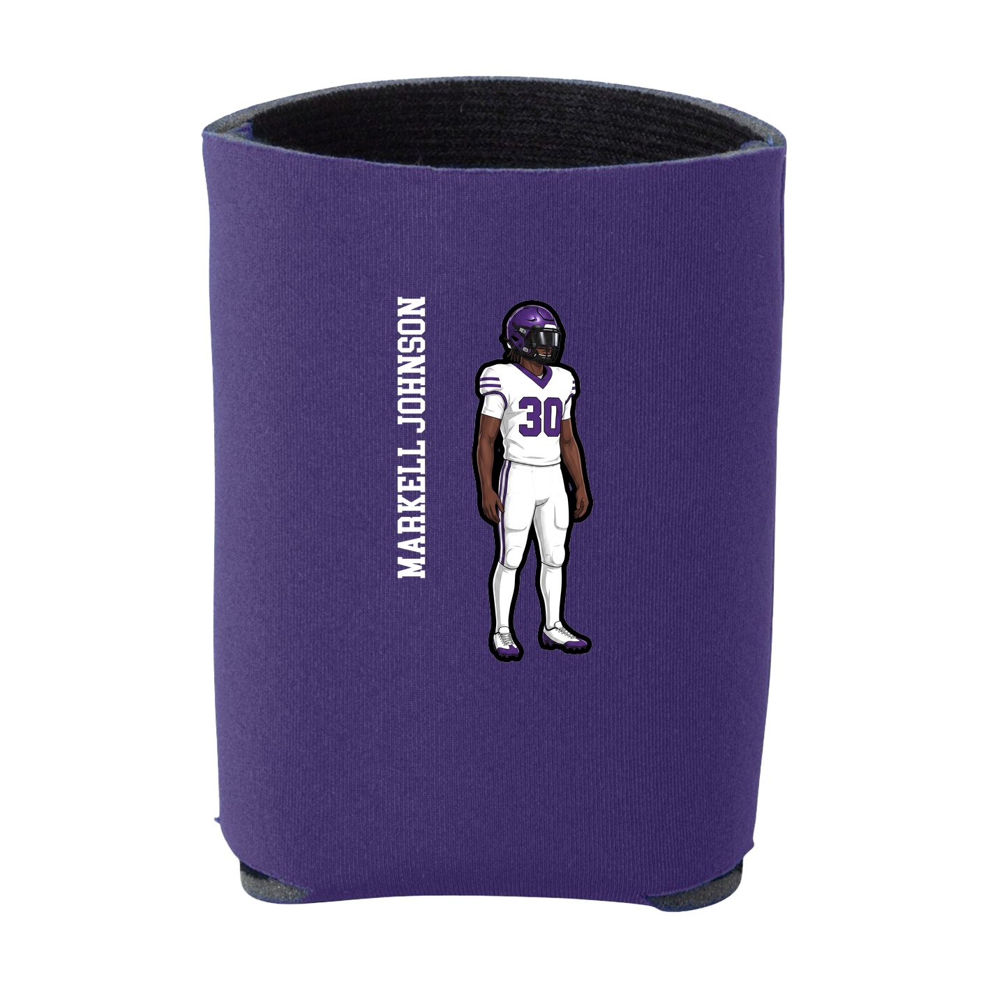 Can Holder — Name Vertical in Purple