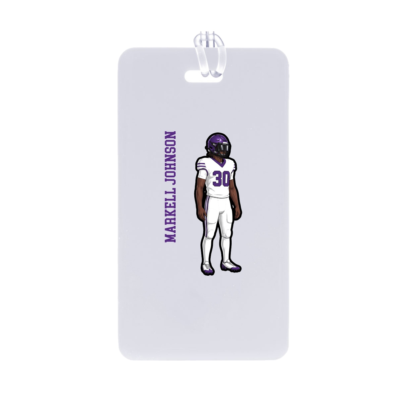 Bag Tag — Name Vertical in Classic