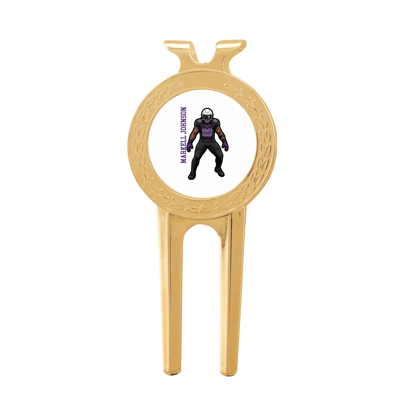 Divot Tool with Ball Marker — Name Vertical in Classic
