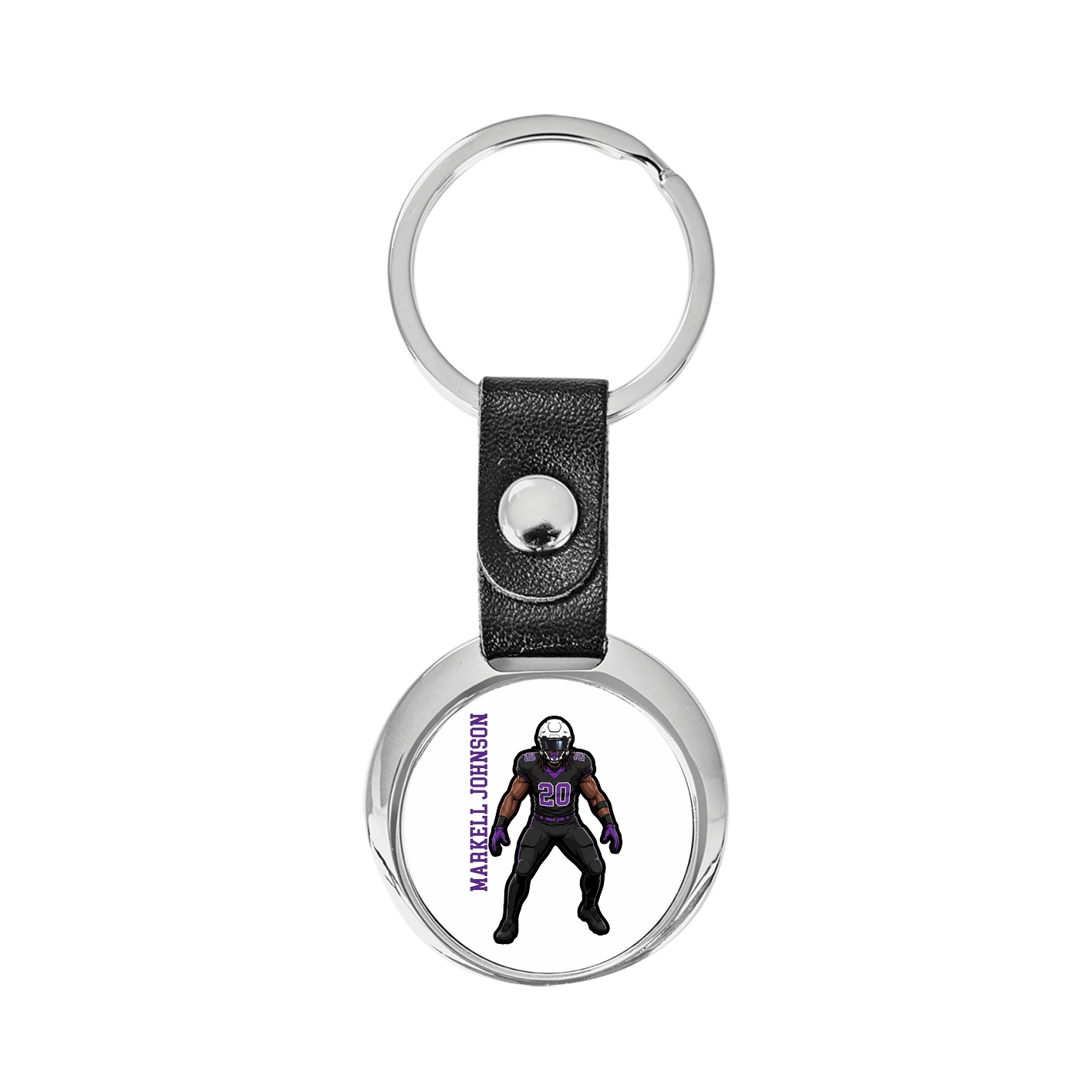 Key Chain — Name Vertical in Classic