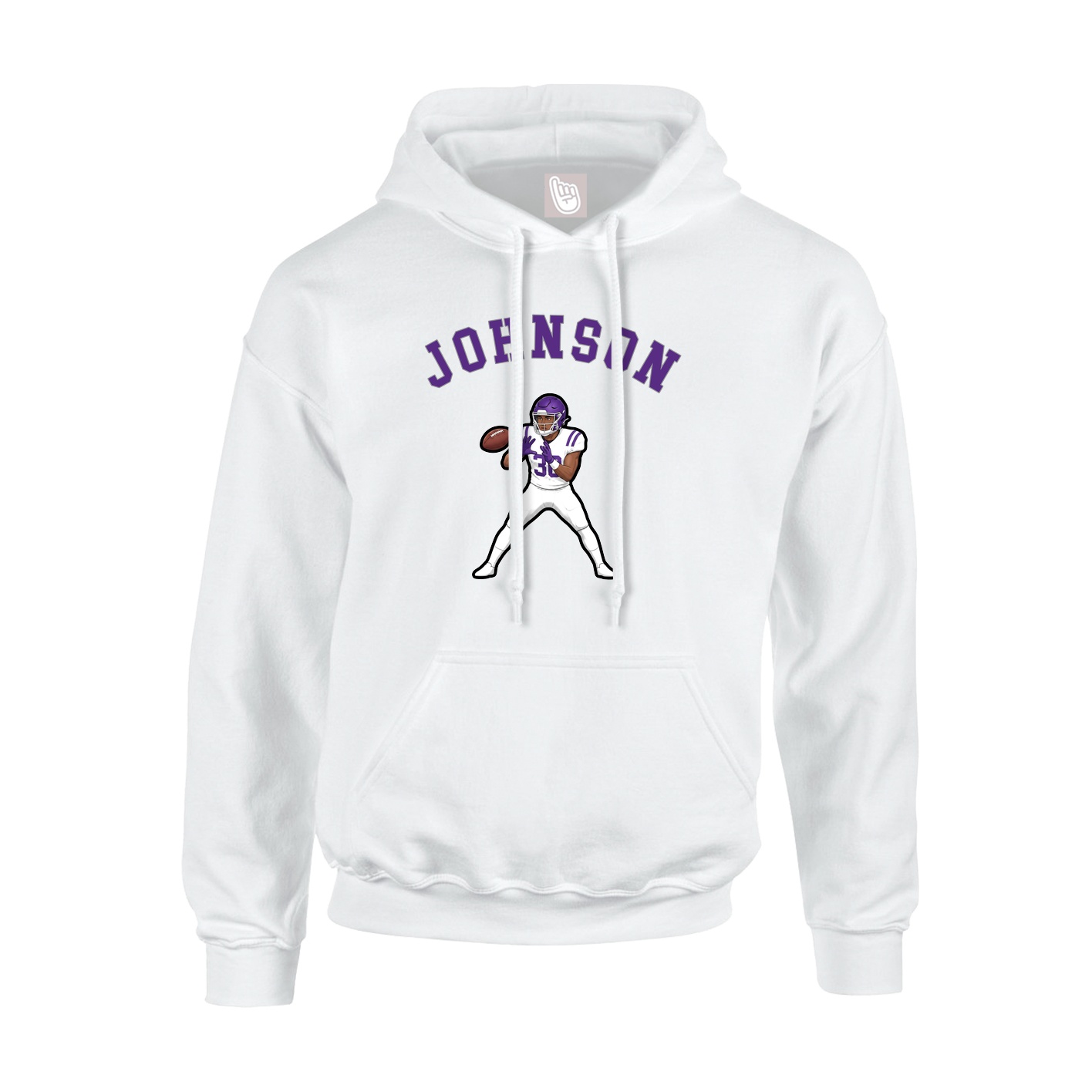 Youth Hoodie — Shirsey Arch in White