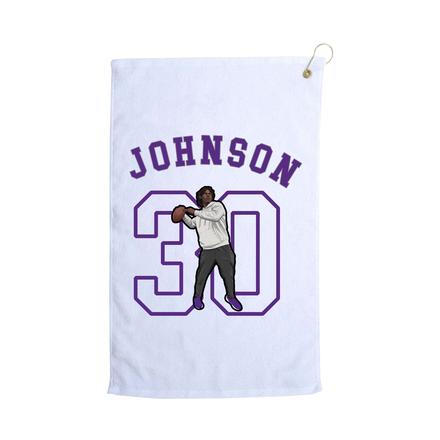 Golf Towel — Shirsey Arch in White