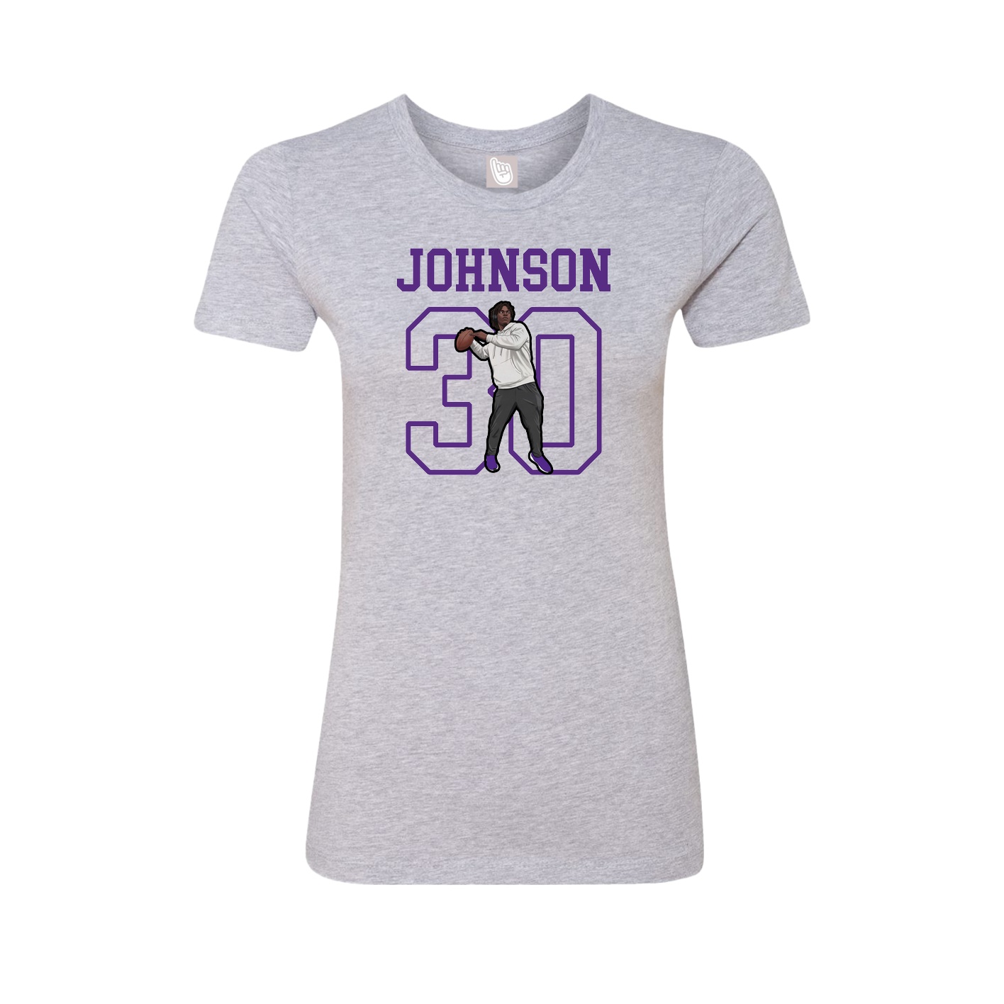 Fitted Women's Tee — Shirsey in Grey