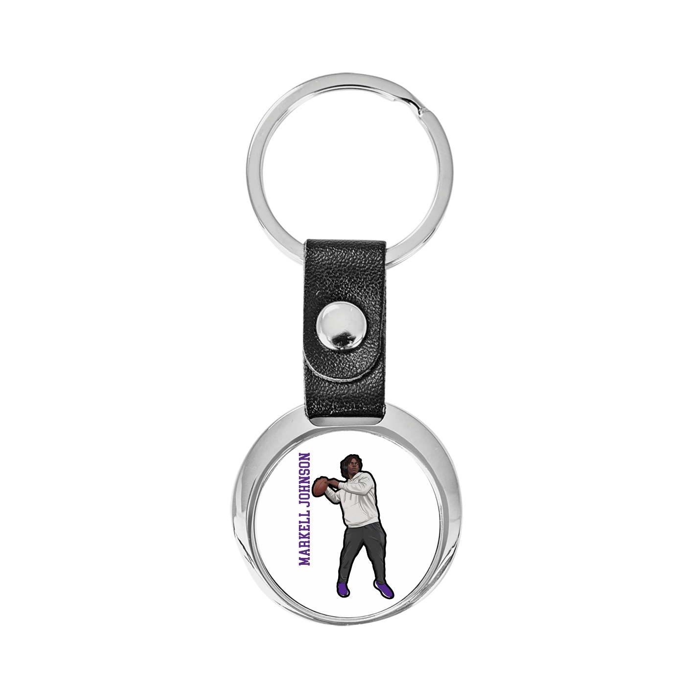 Key Chain — Name Vertical in Classic