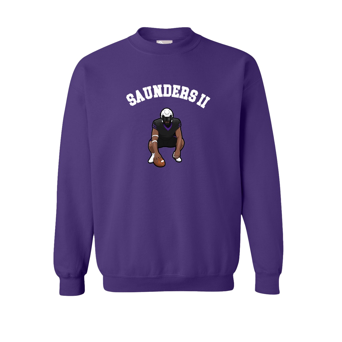Fleece Crew — Shirsey Arch in Purple