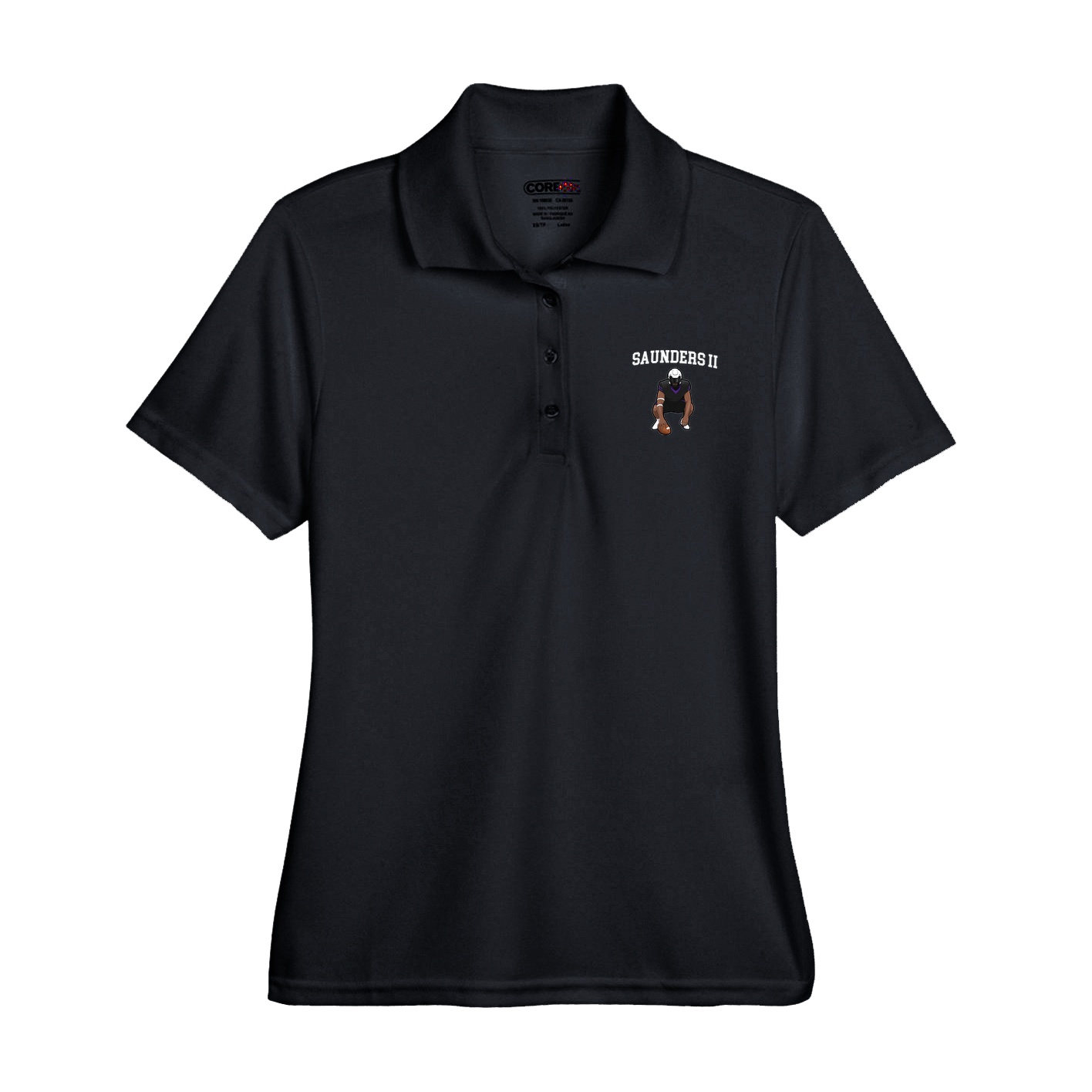 Womens Performance Polo — Shirsey in Black