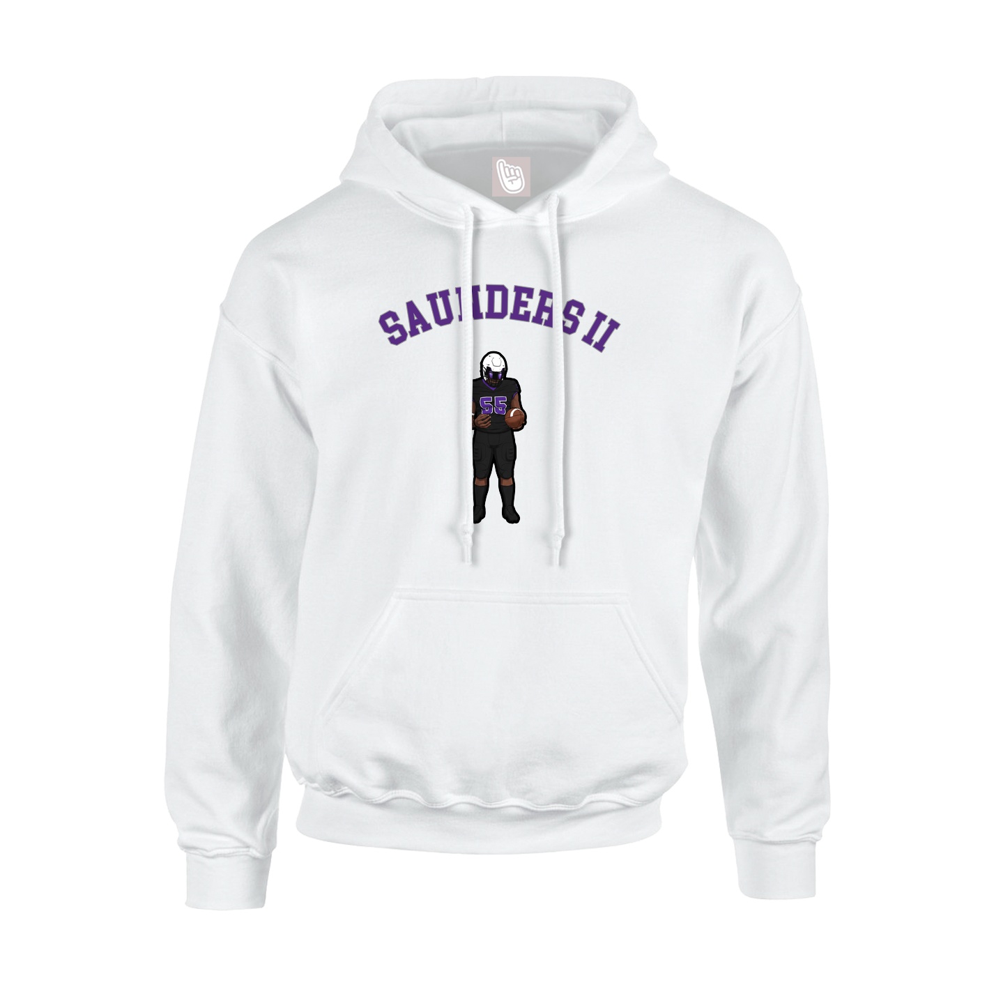 Hoodie — Shirsey Arch in White
