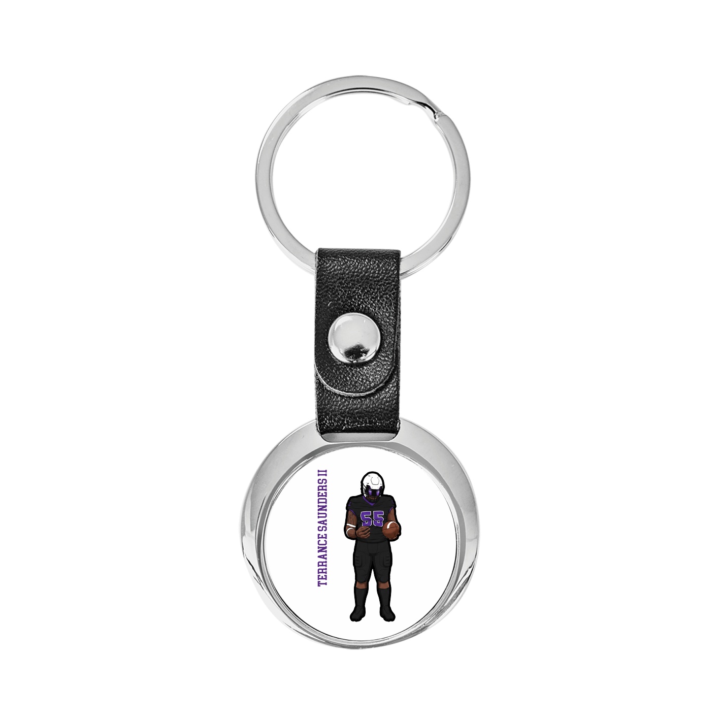 Key Chain — Name Vertical in Classic