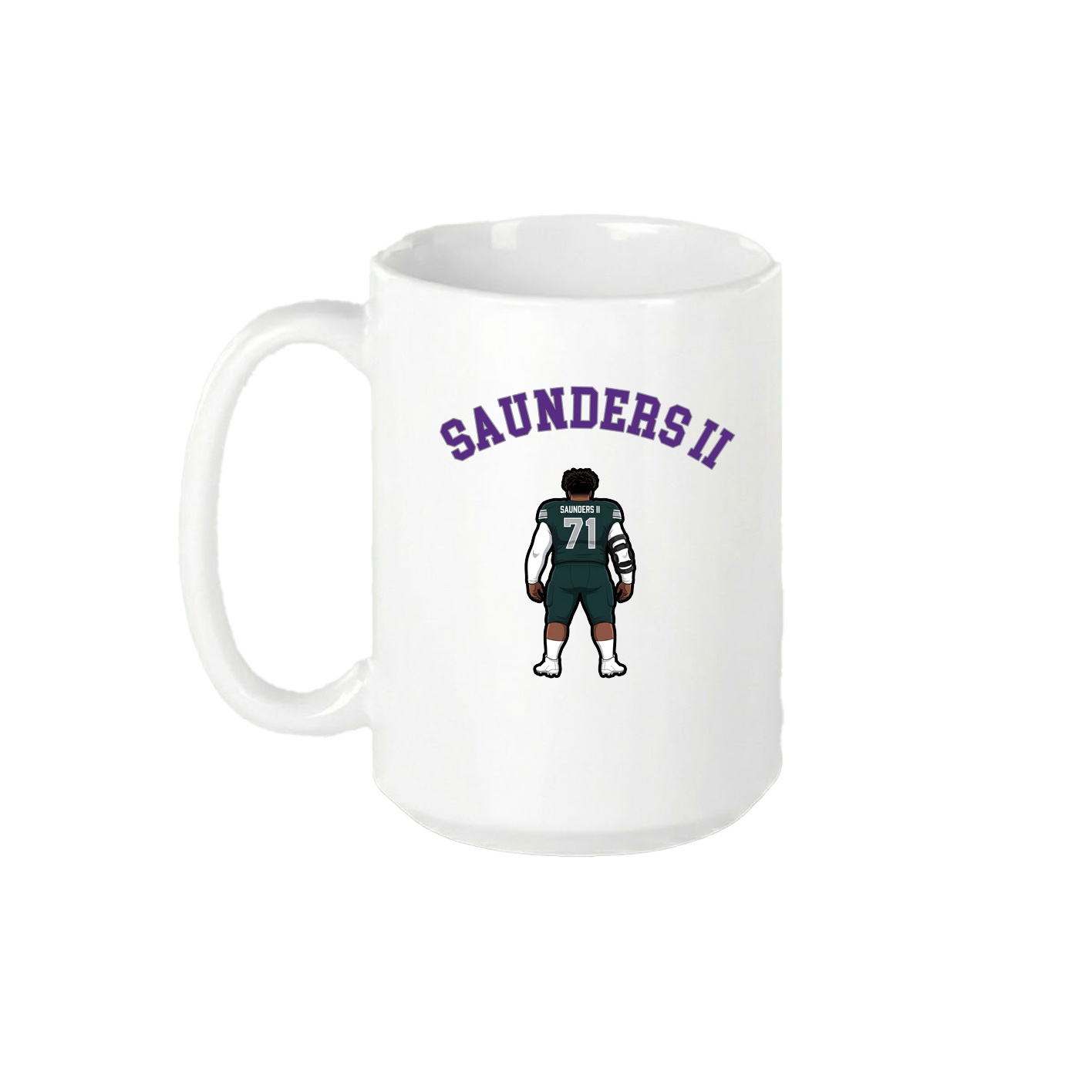 15oz Coffee Mug — Shirsey Arch in White